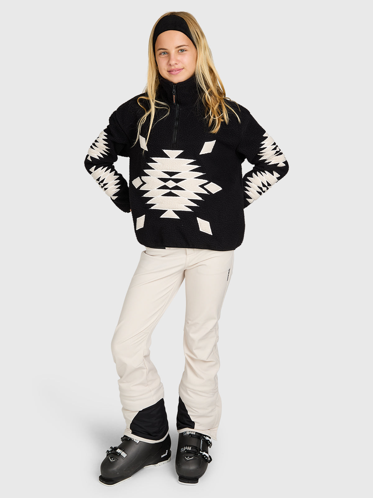 Charliny Girls Urban Fleece | Black