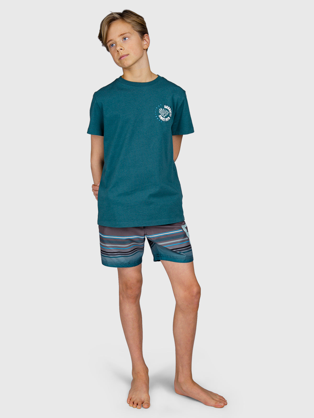 Cesstripe Boys Swim Shorts | Mediterranea