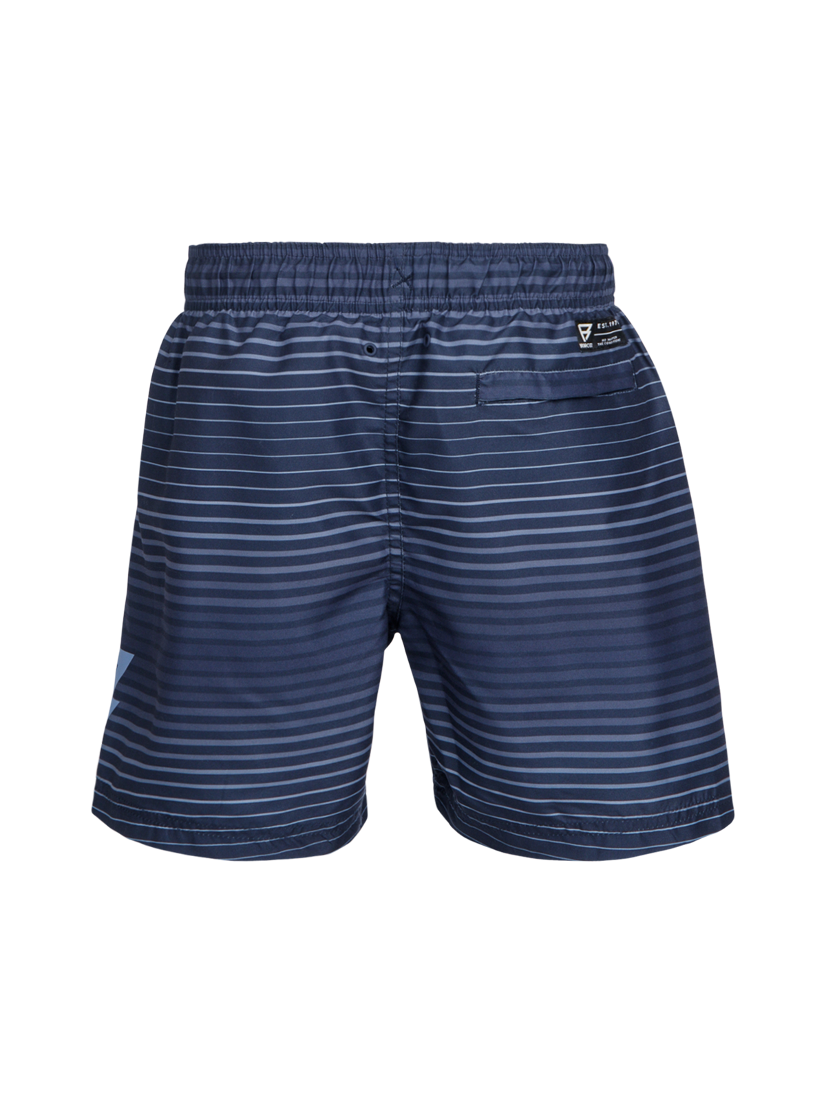 Cestery-Stripe Boys Swim Shorts | Indigo blue