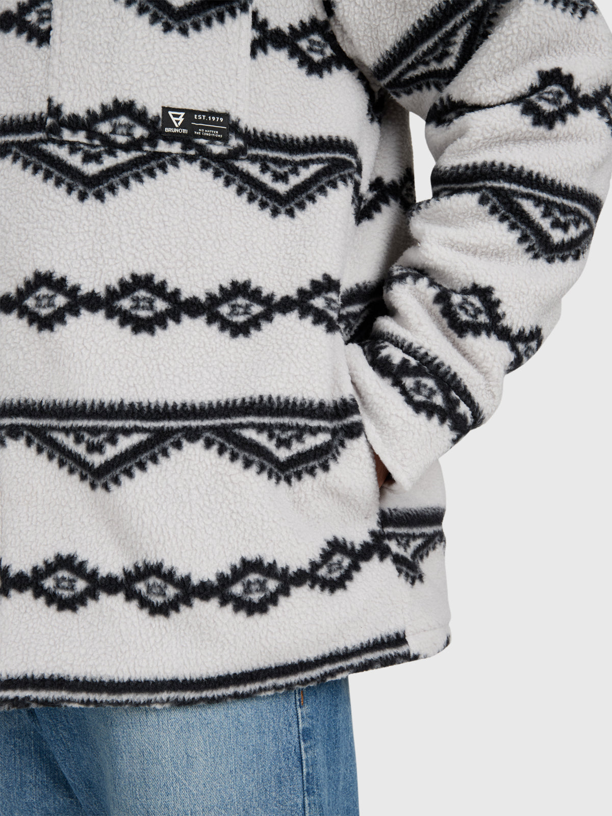 Kevionnet Men Fleece Jacket | Soft Grey
