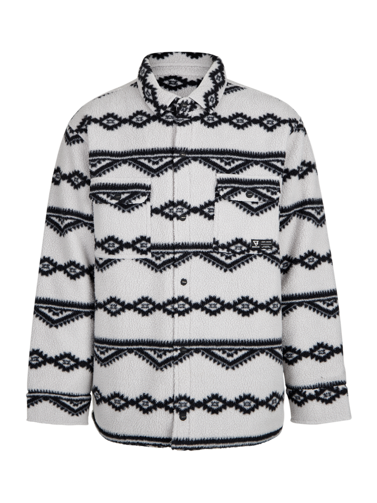 Kevionnet Men Fleece Jacket | Soft Grey
