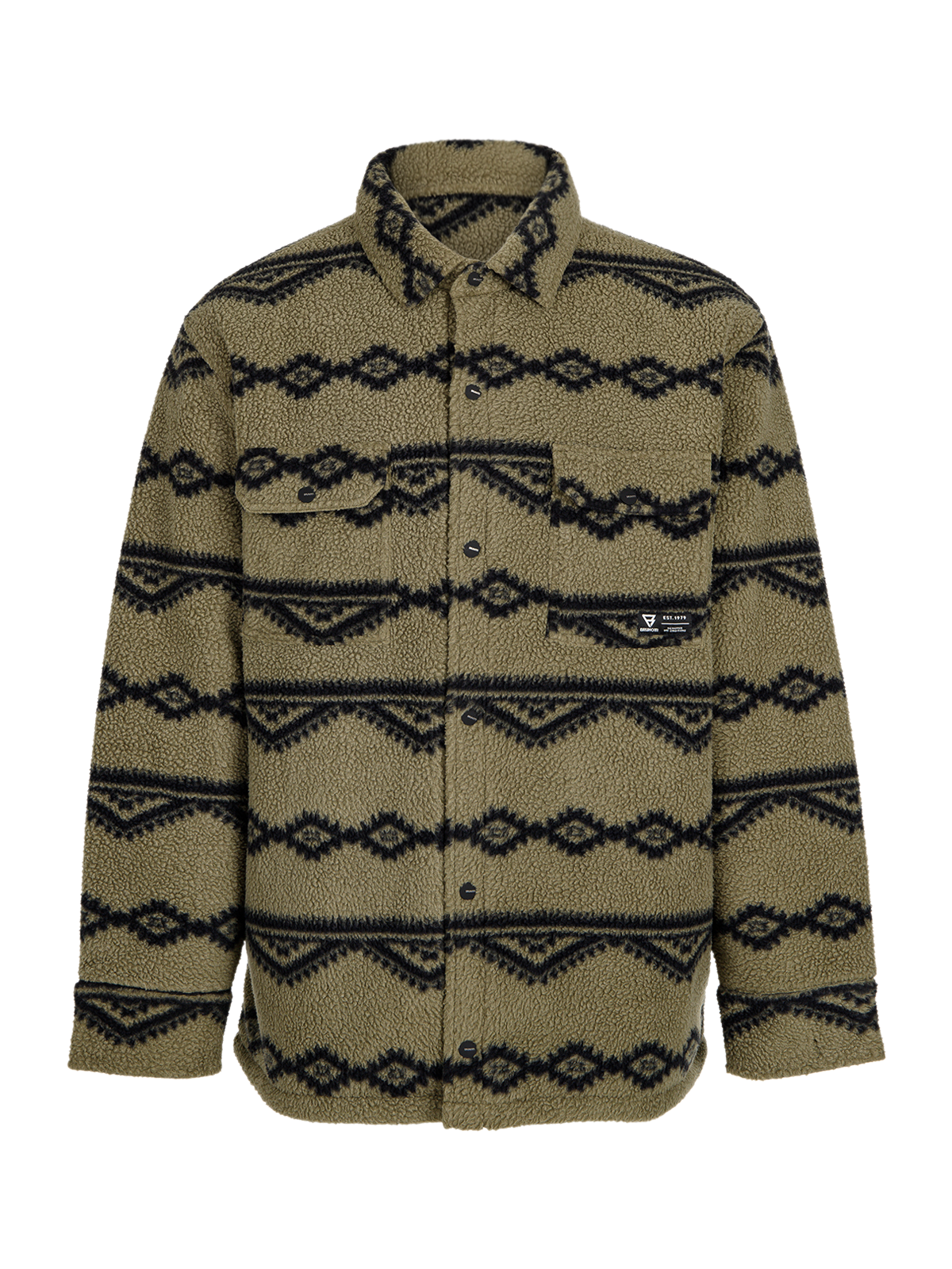 Kevionnet Men Fleece Jacket | Dusky Green