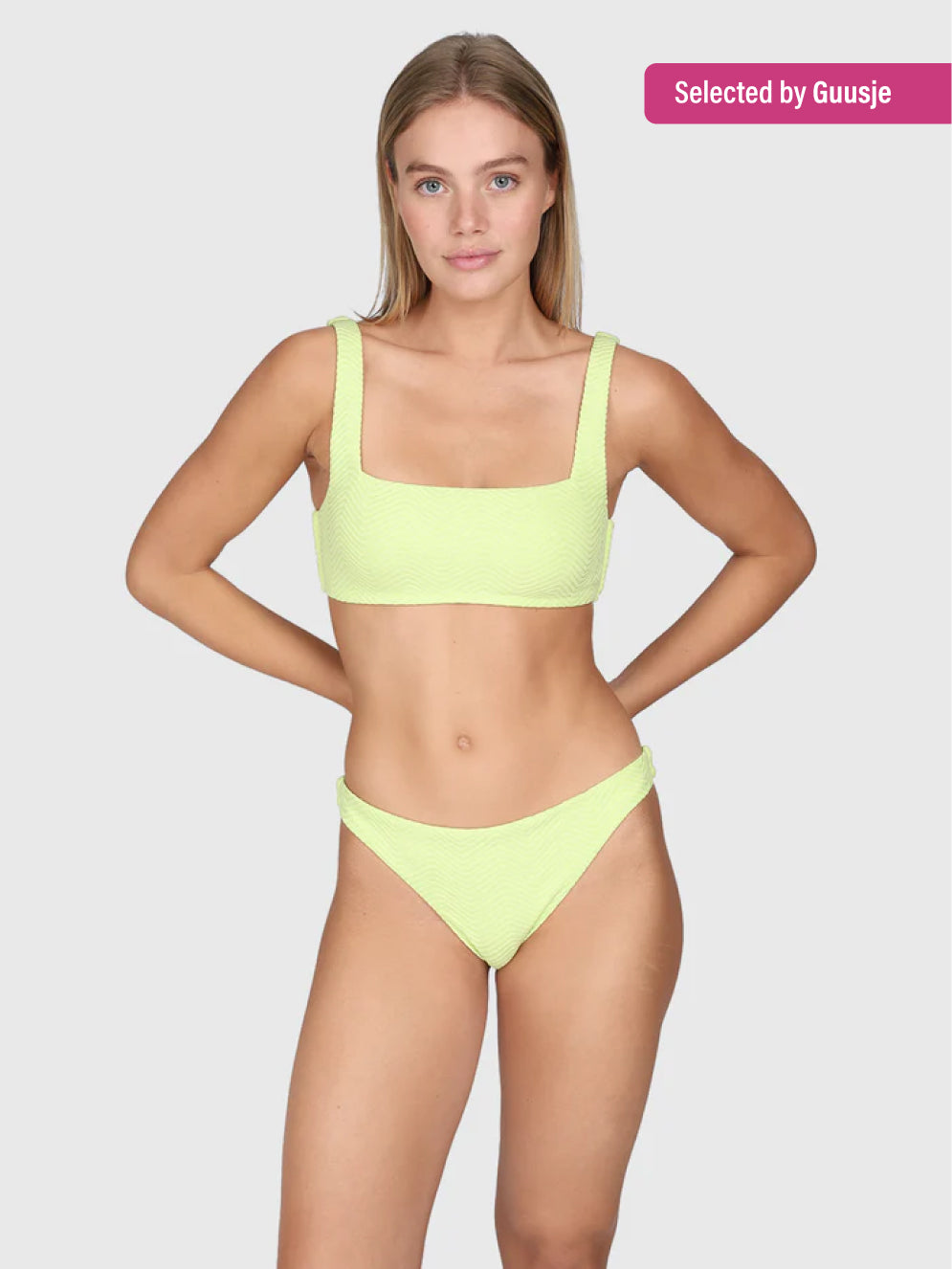 Lillio-Chevron Women Bikini | Daiquiri Green