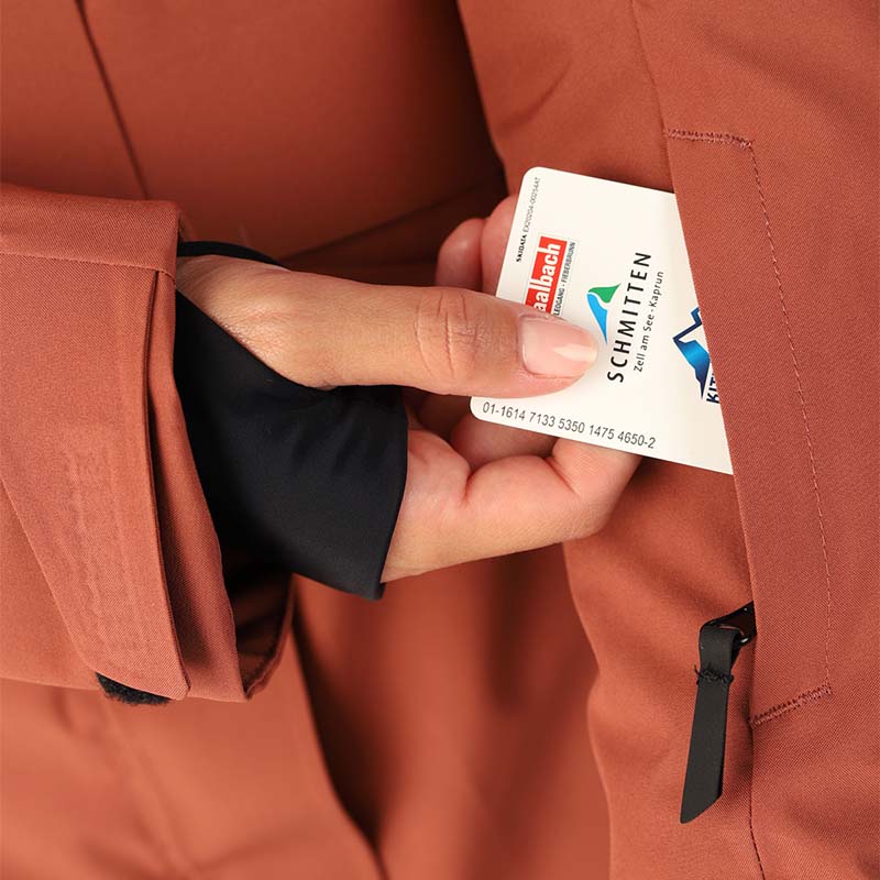liftpass pocket for women jacket