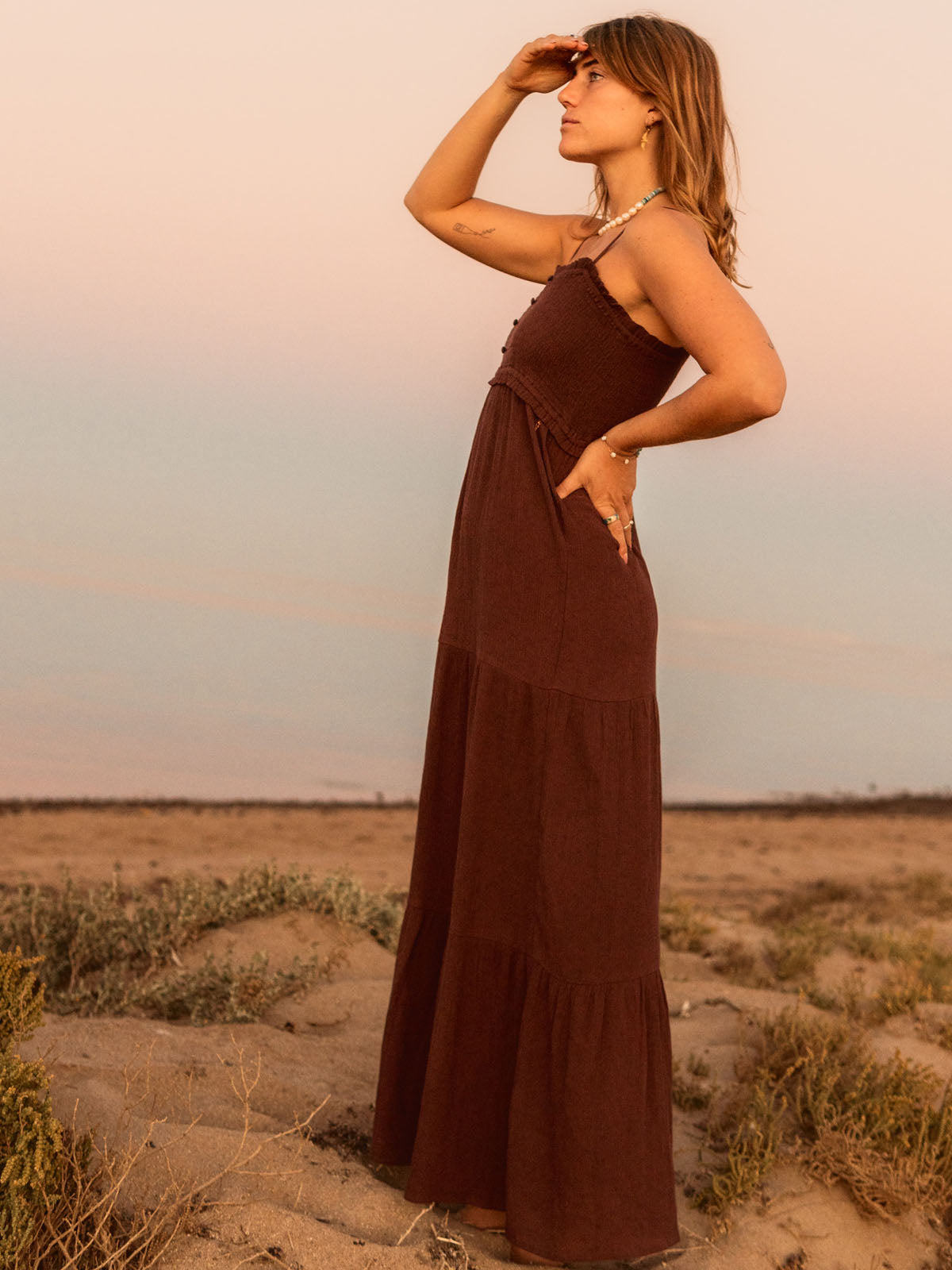 Lorelei Women Maxi Dress | Brown
