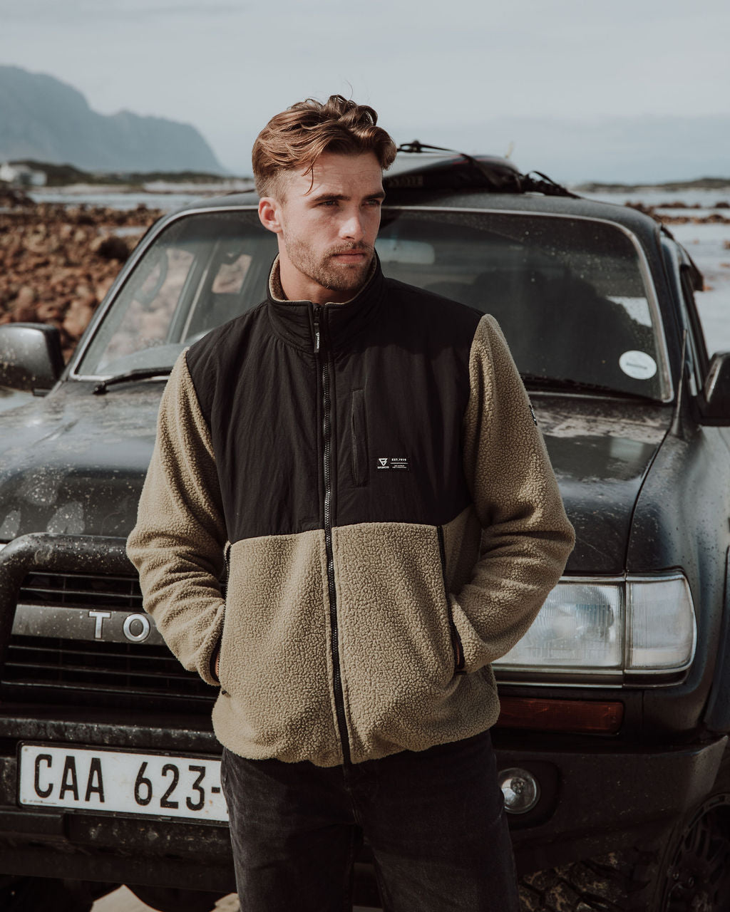 Shawno Men Fleece | Dusky Green