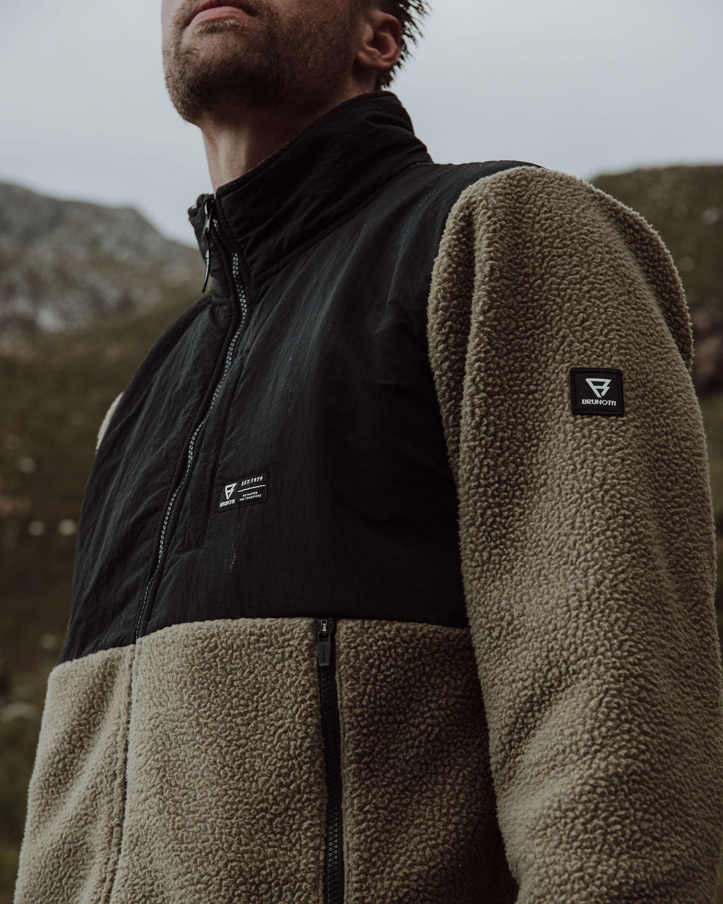 Shawno Men Fleece | Dusky Green