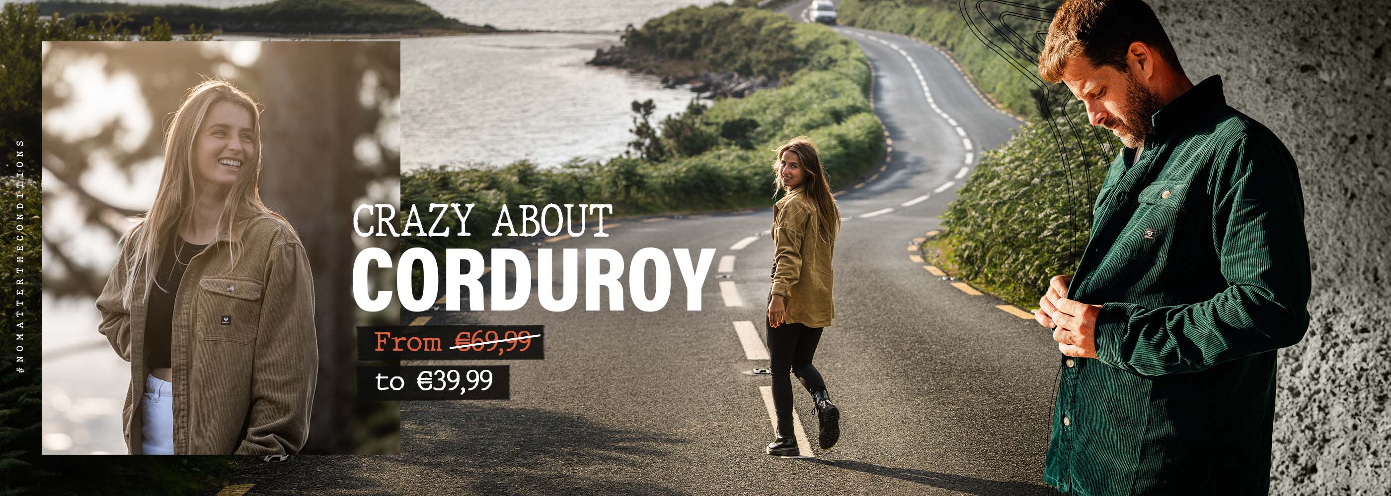 Crazy About Corduroy met Brunotti Shirts in de kleur Groen en Beige. Zowel voor heren als voor dames nu extra voordelig