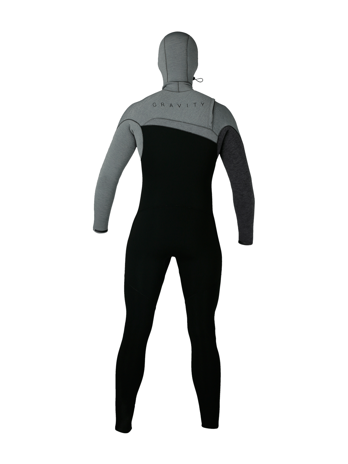 Gravity Hooded Fullsuit 6/4 mm Men Wetsuit | Grey - Brunotti