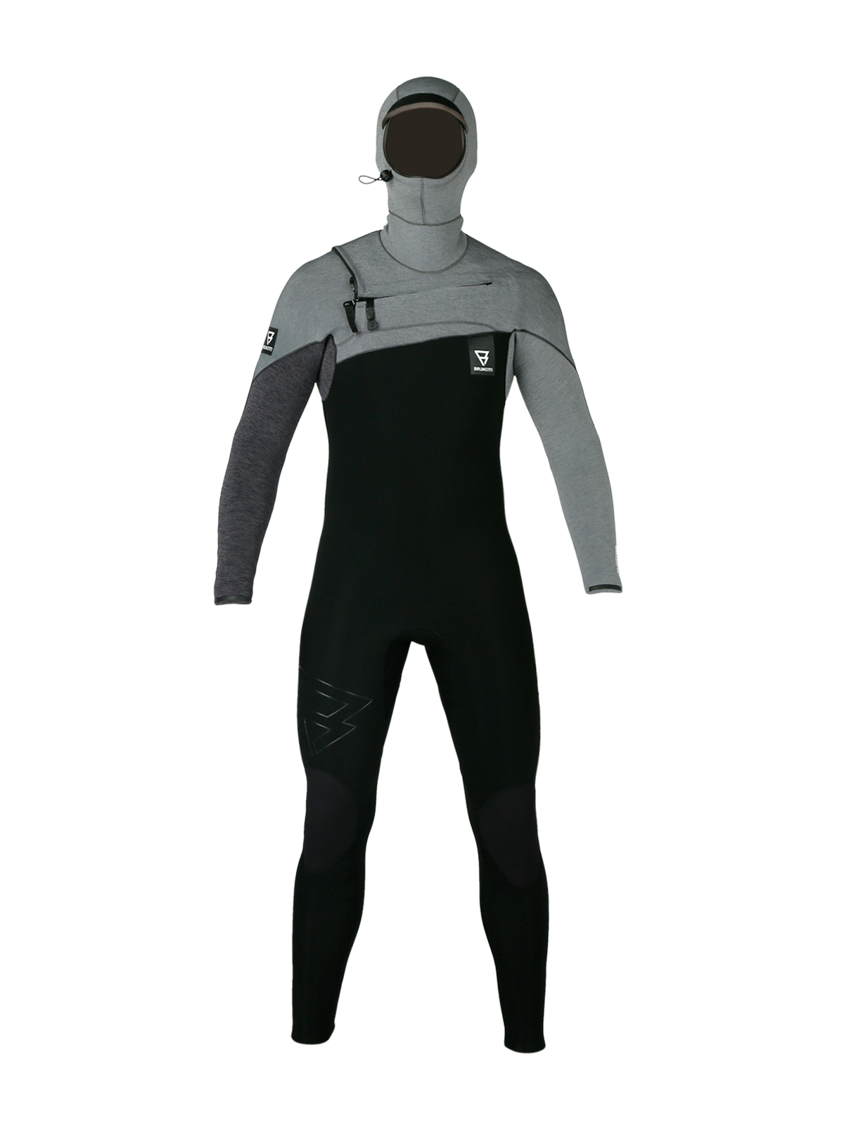 Gravity Hooded Fullsuit 6/4 mm Men Wetsuit | Grey