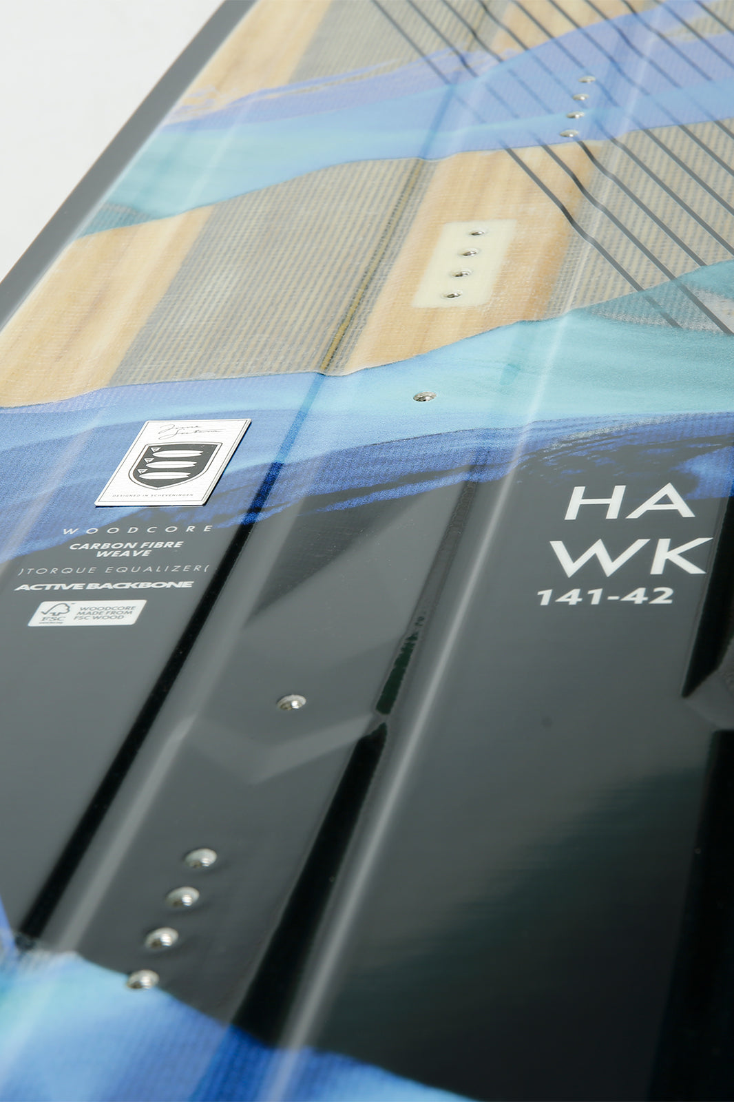 Hawk+G10Fins Uni Kiteboard