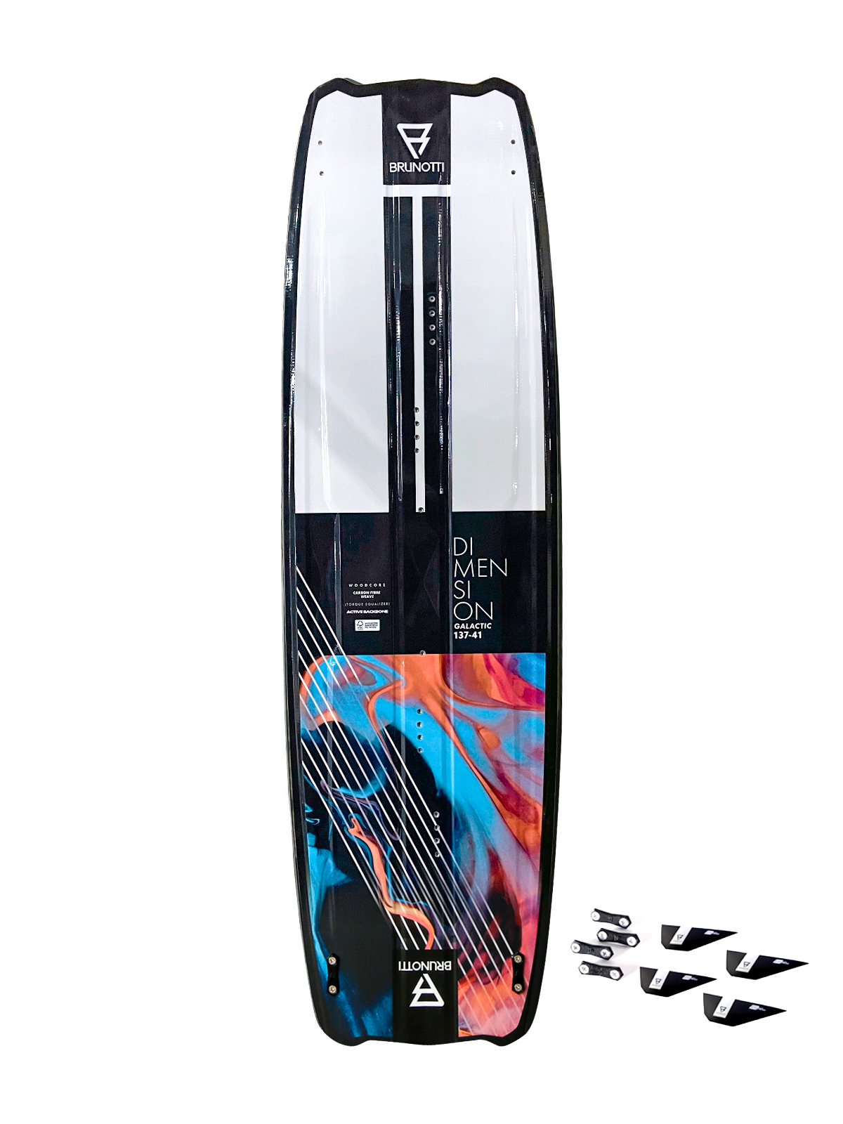 Dimension-Galactic+G10Fins Uni Kiteboard