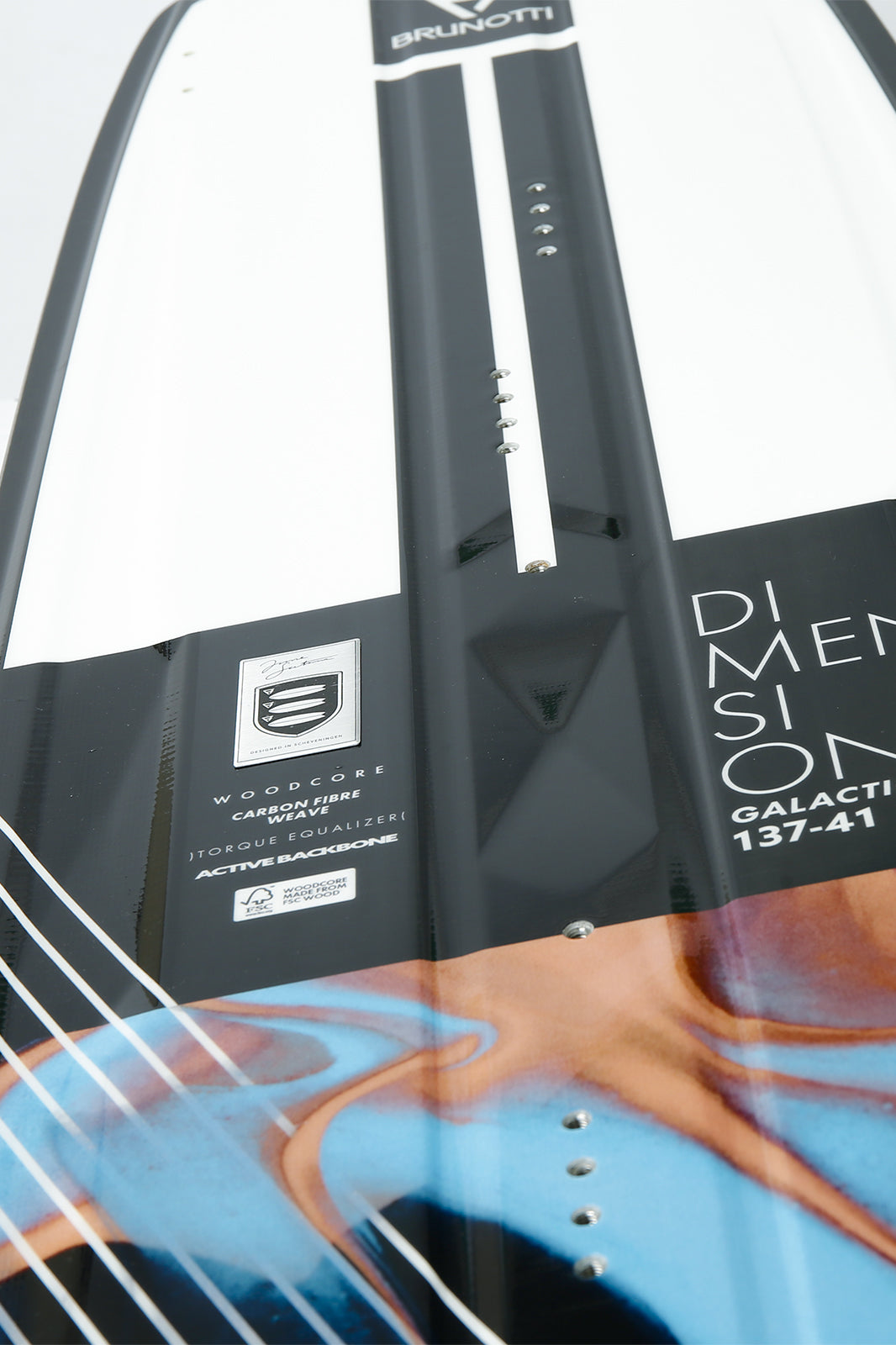 Dimension+G10Fins Uni Kiteboard