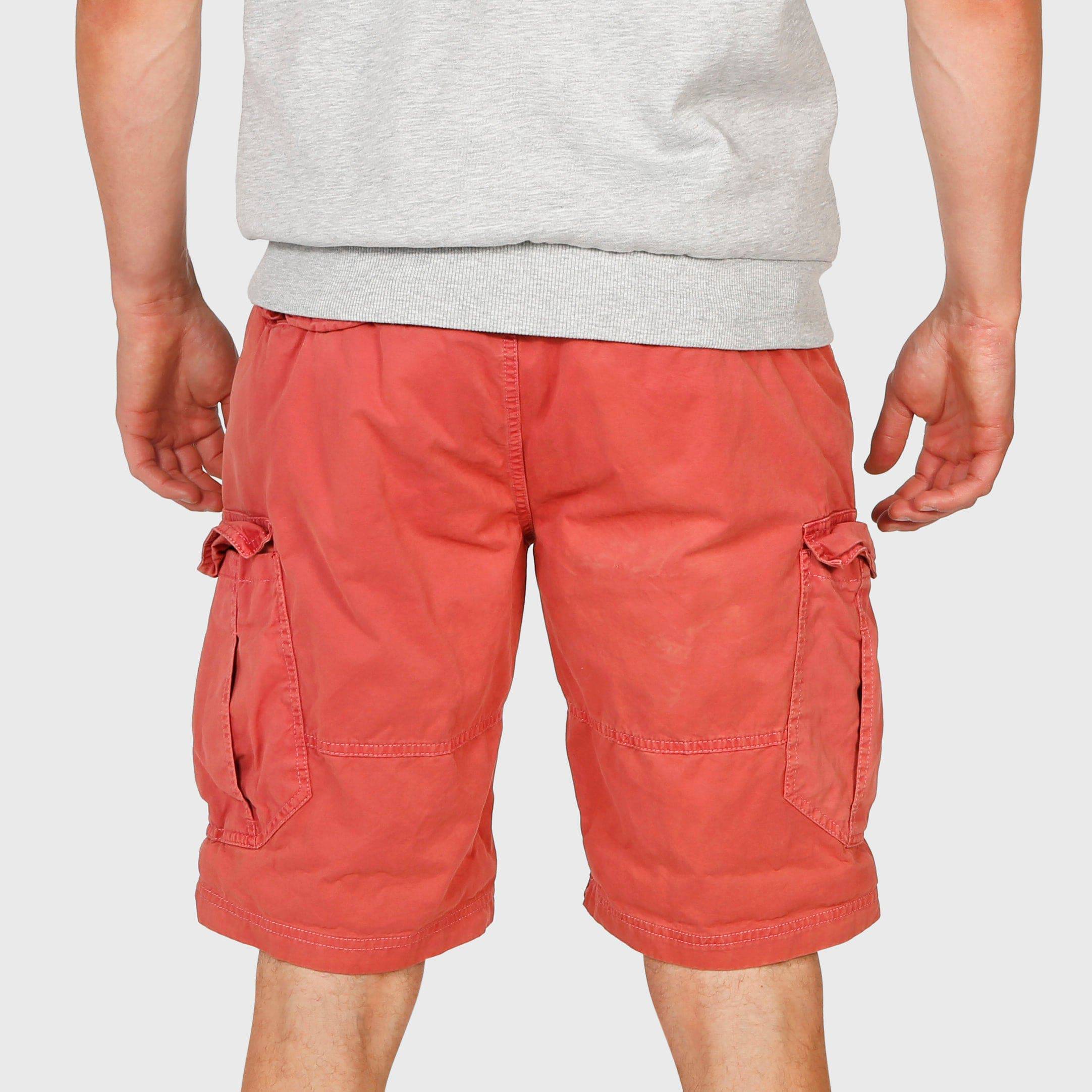 Caldo-N Heren Walkshort met Riem | Rood