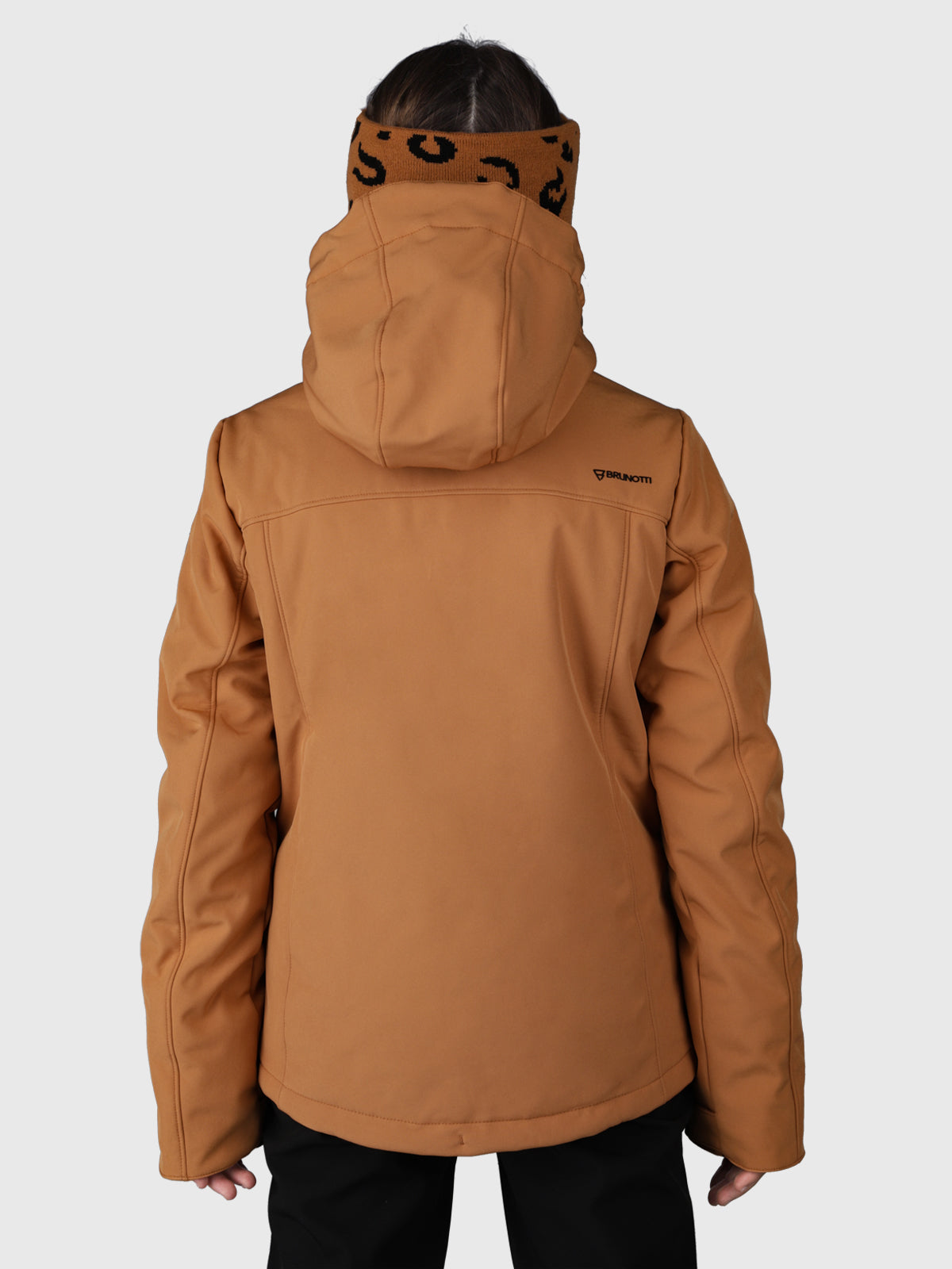 Ariesta-JR-N Girls Softshell Snow Jacket | Brown