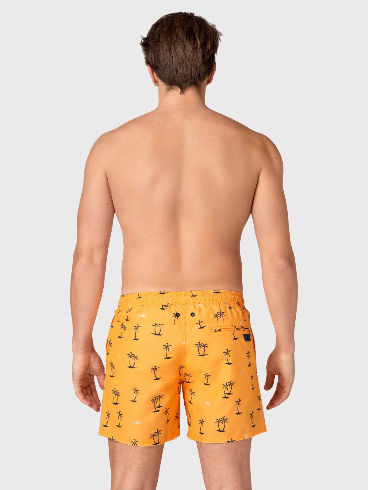 CrunECO-Mini-N Men Swim Shorts | Yellow-Orange