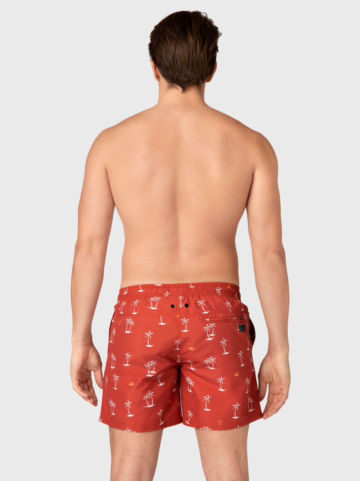 CrunECO-Mini-N Men Swim Shorts | Red Brown