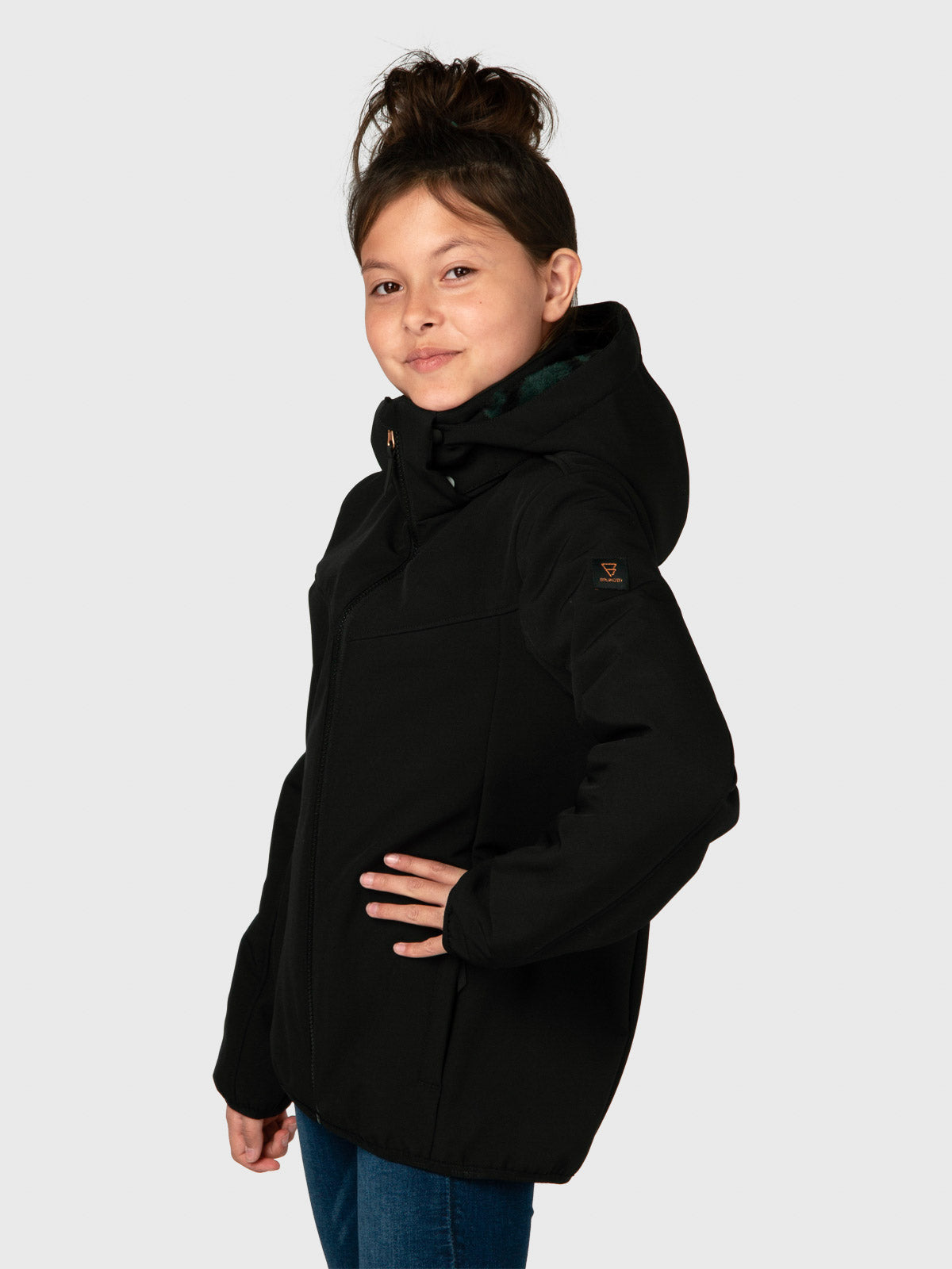 Apexia Meisjes Softshell Jacket | Black