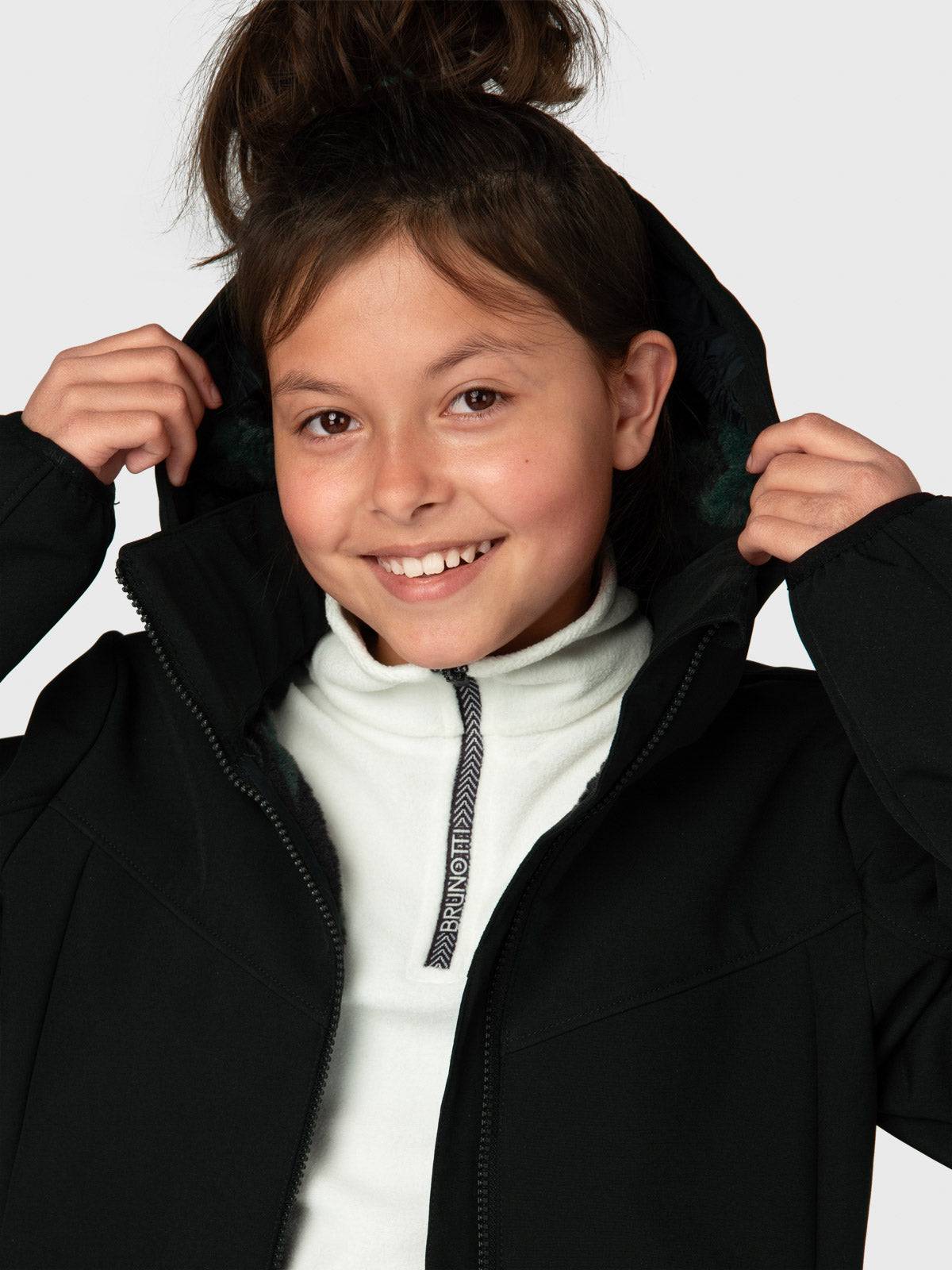 Apexia Meisjes Softshell Jacket | Black