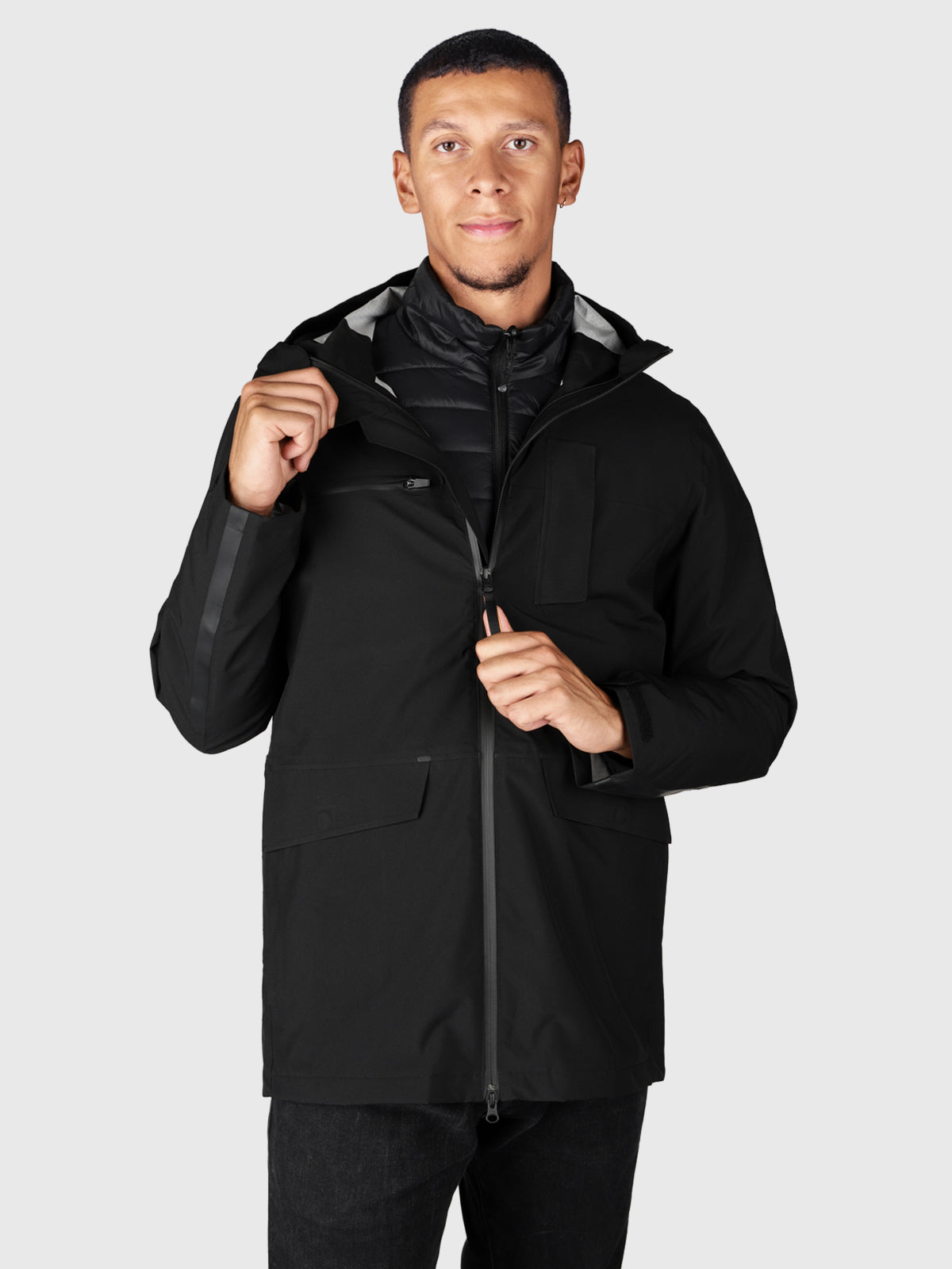 Taresail 3-in-1 Men Rain Jacket | Black