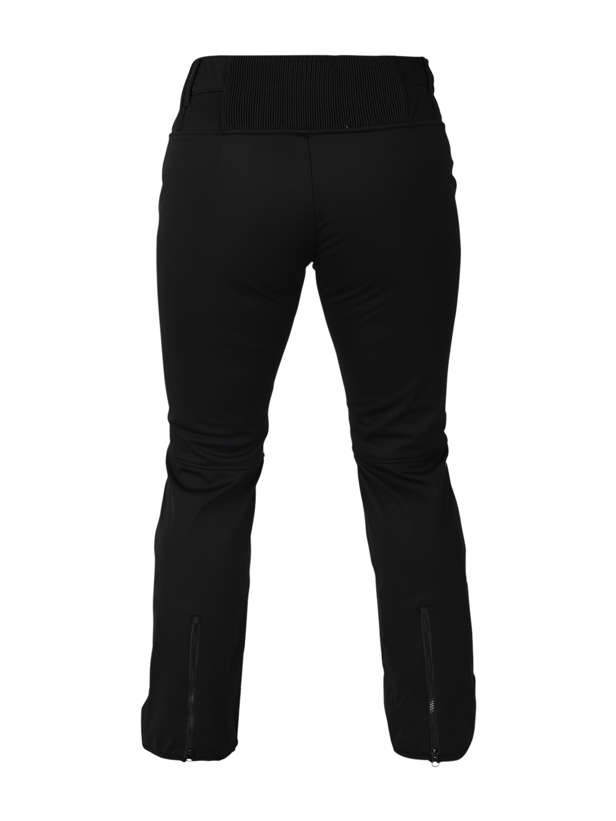 Coldlake-Curvy Women Softshell Snow Pants | Black