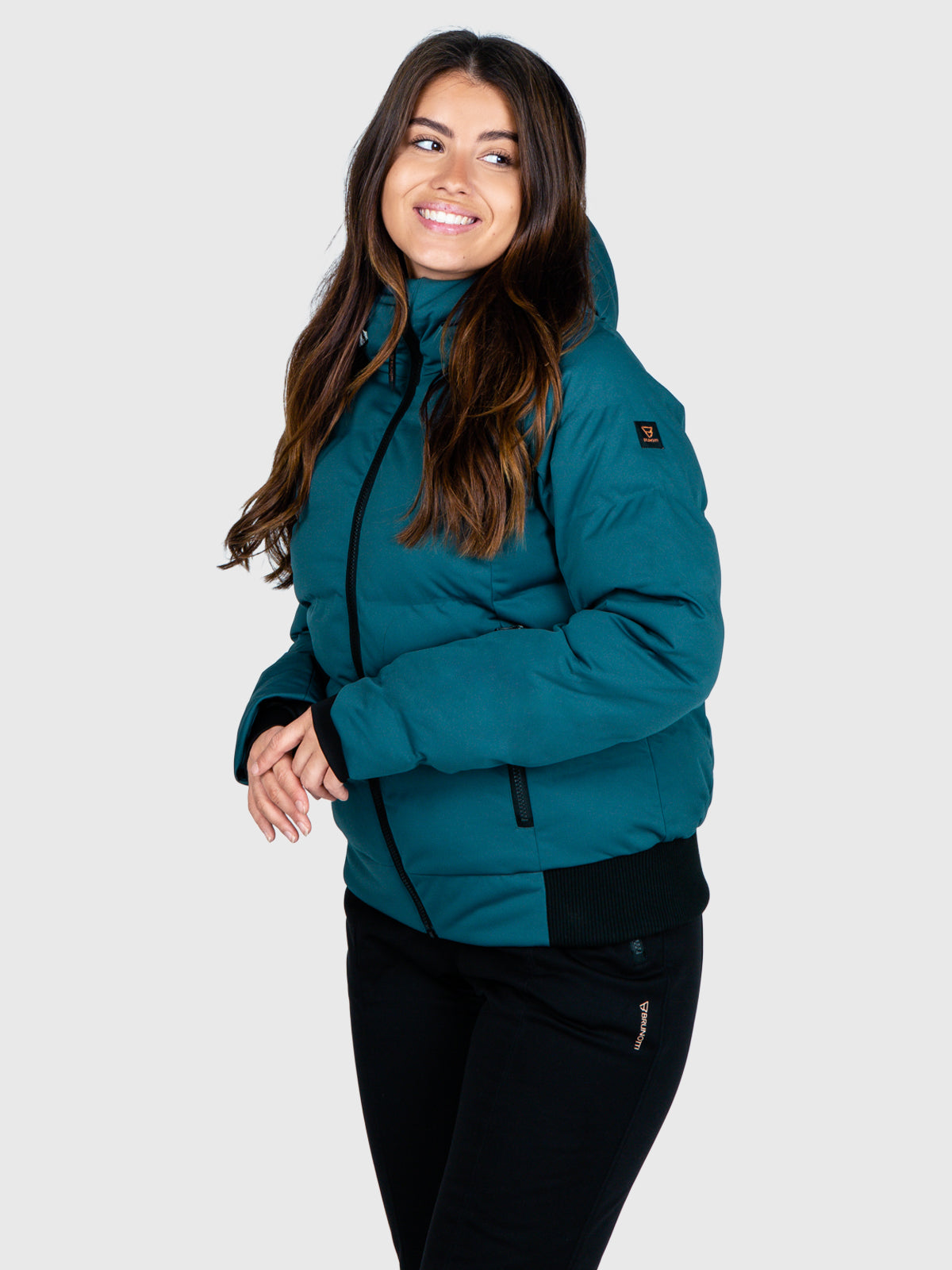 Firecrown Damen Puffer Skijacke | Grün