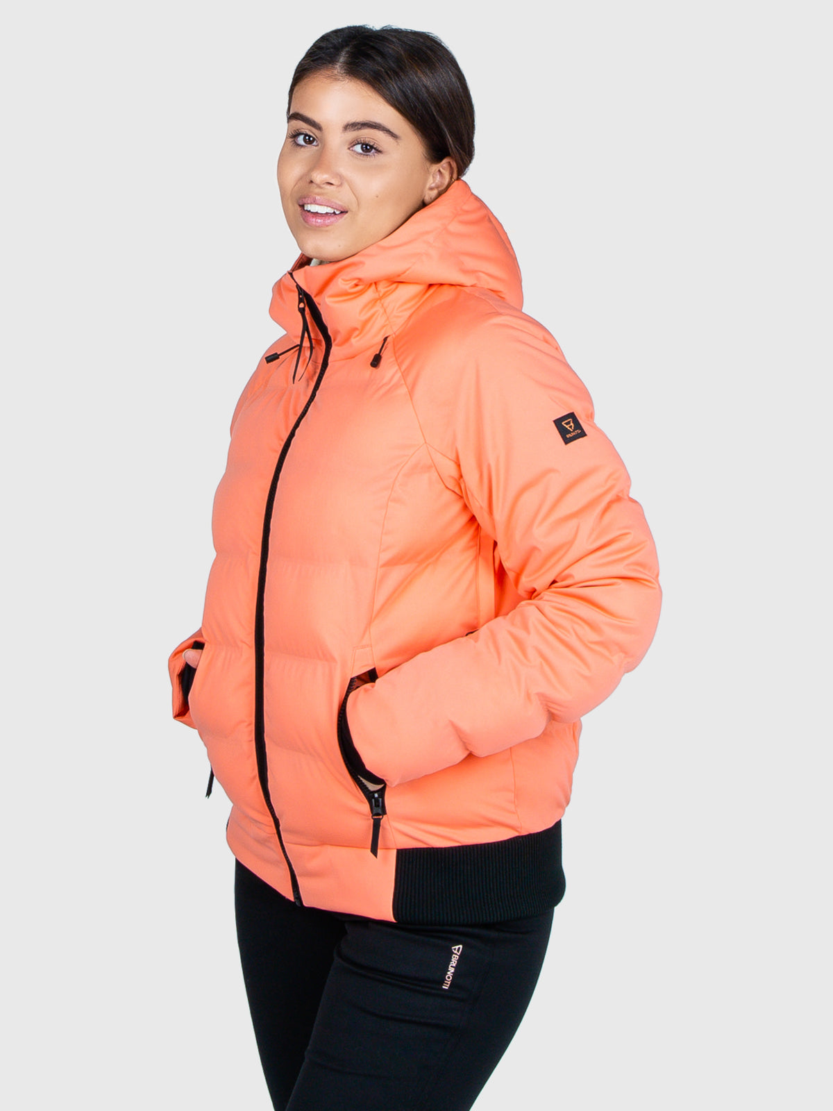 Firecrown Dames Puffer Ski Jas | Oranje