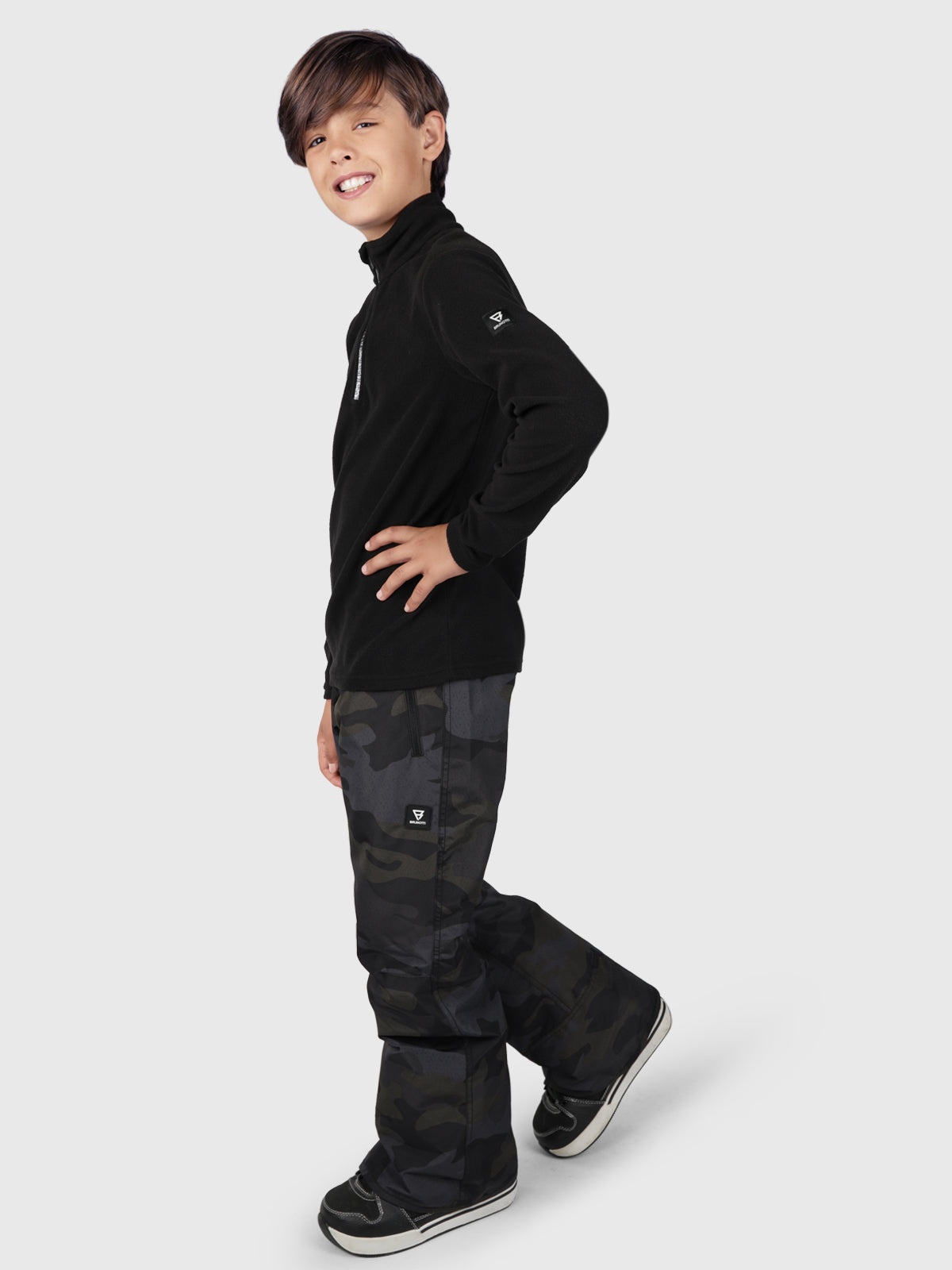 Footraily-AO Boys Snow Pants | Camouflage Grey