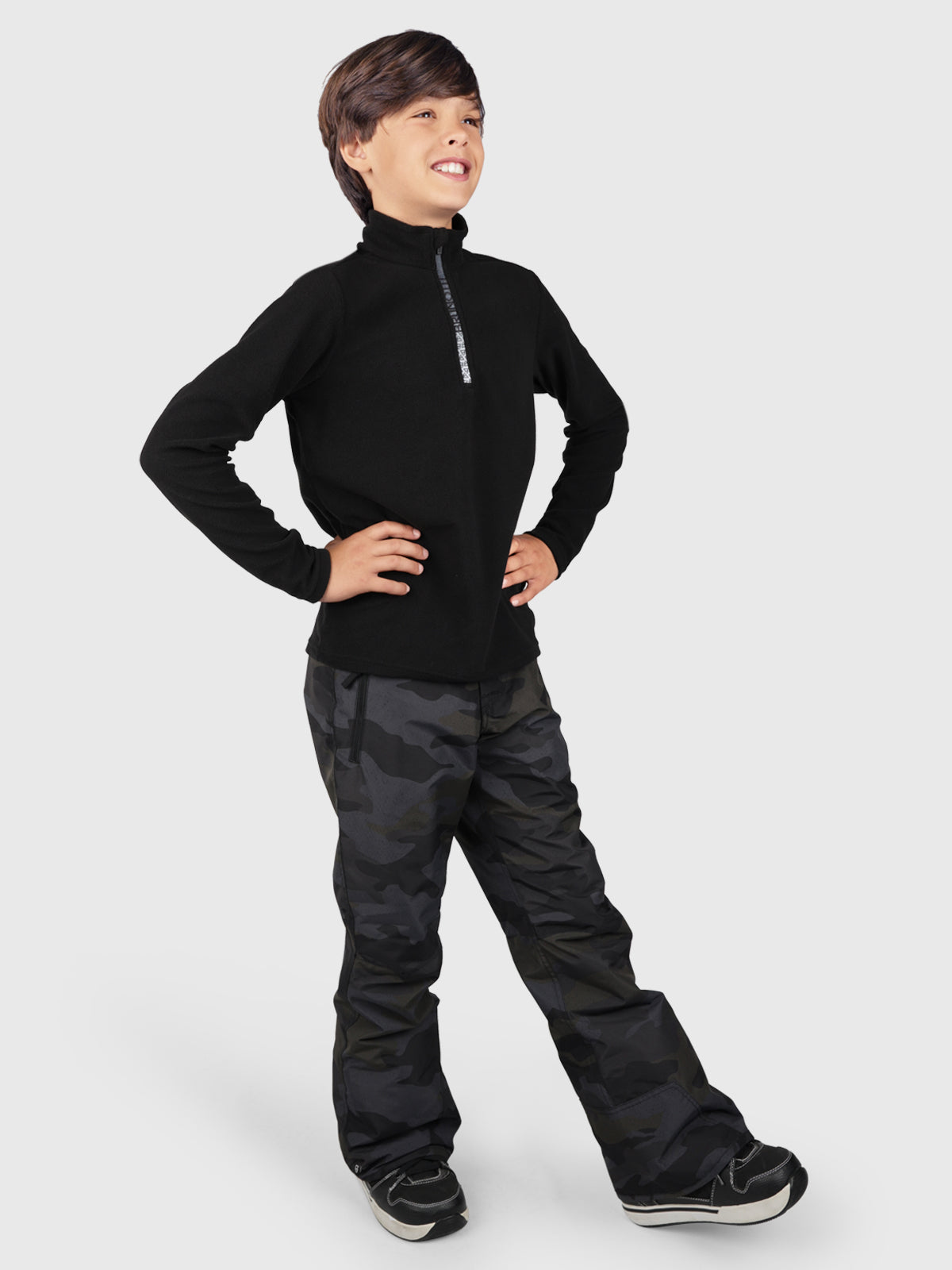 Footraily-AO Boys Snow Pants | Camouflage Grey
