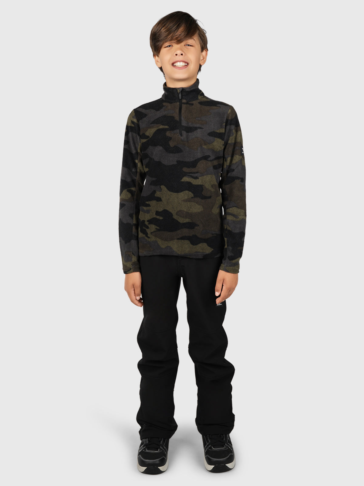 Moky Jongens Fleece | Camouflage Groen