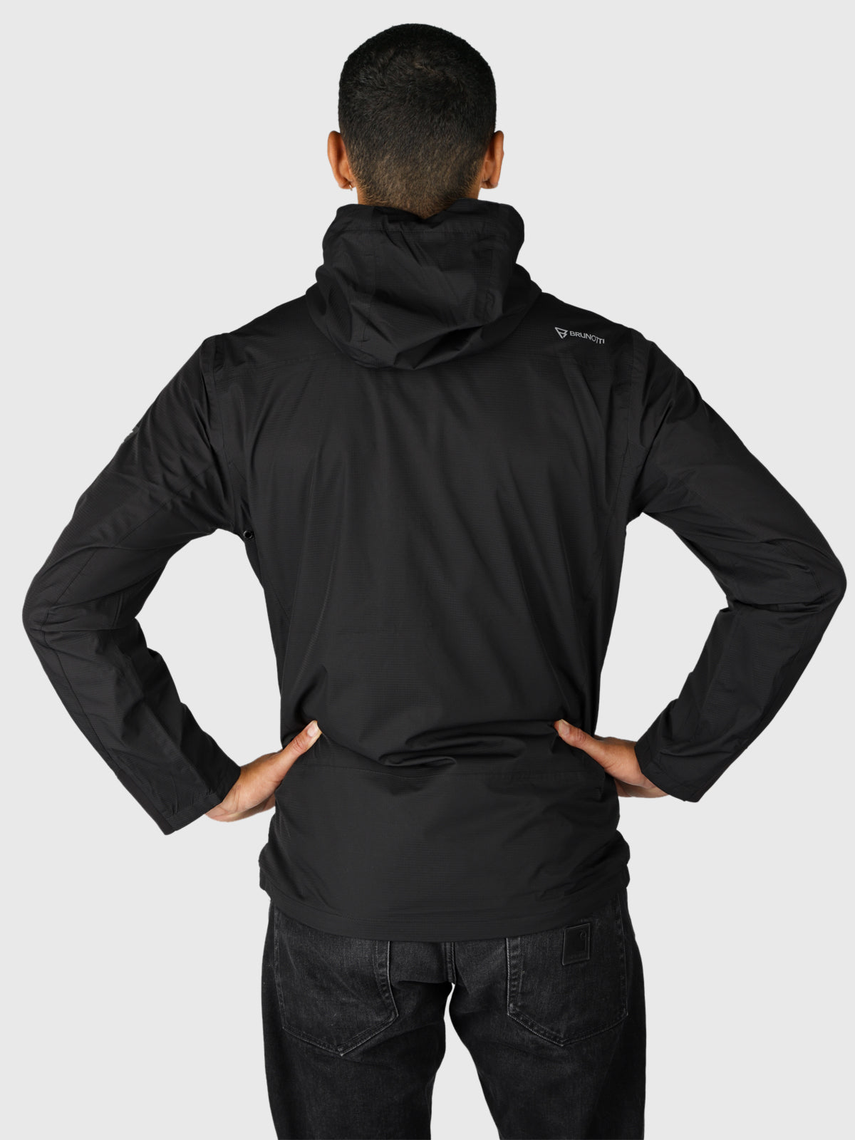 Weylin-N Men Rain Jacket | Black