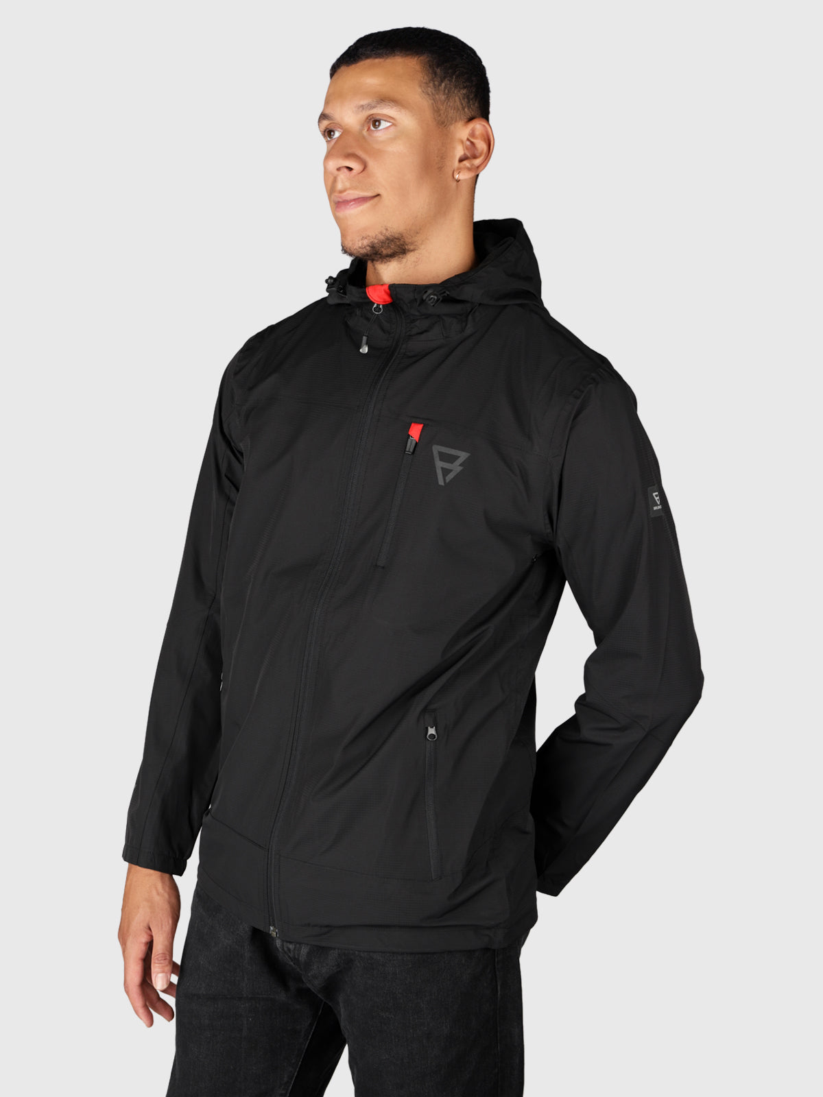 Weylin-N Men Rain Jacket | Black