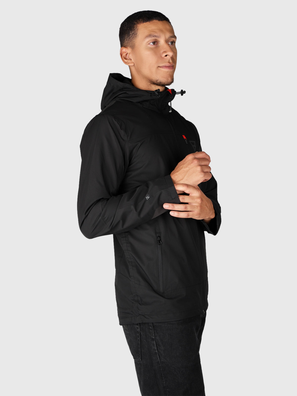 Weylin-N Men Rain Jacket | Black