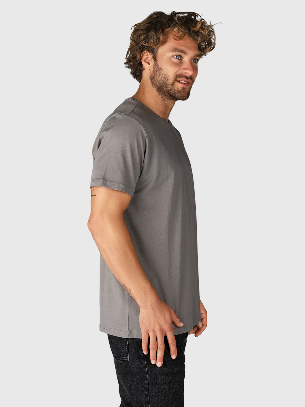 Milon-Back-R Men T-shirt | Grey