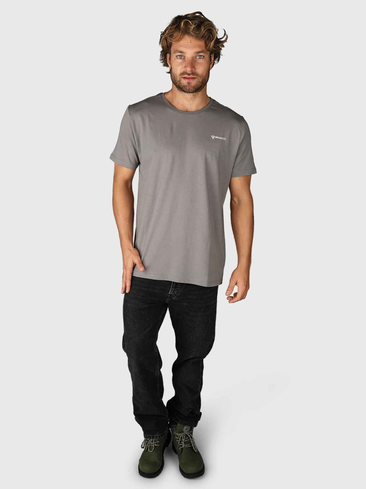 Milon-Back-R Men T-shirt | Grey