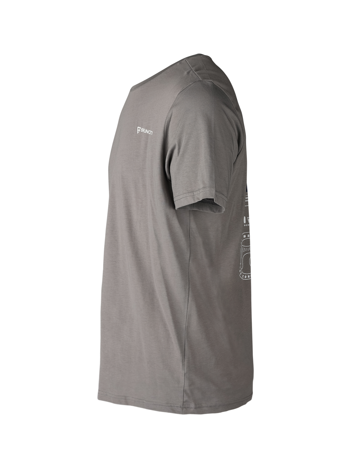 Milon-Back-R Men T-shirt | Grey