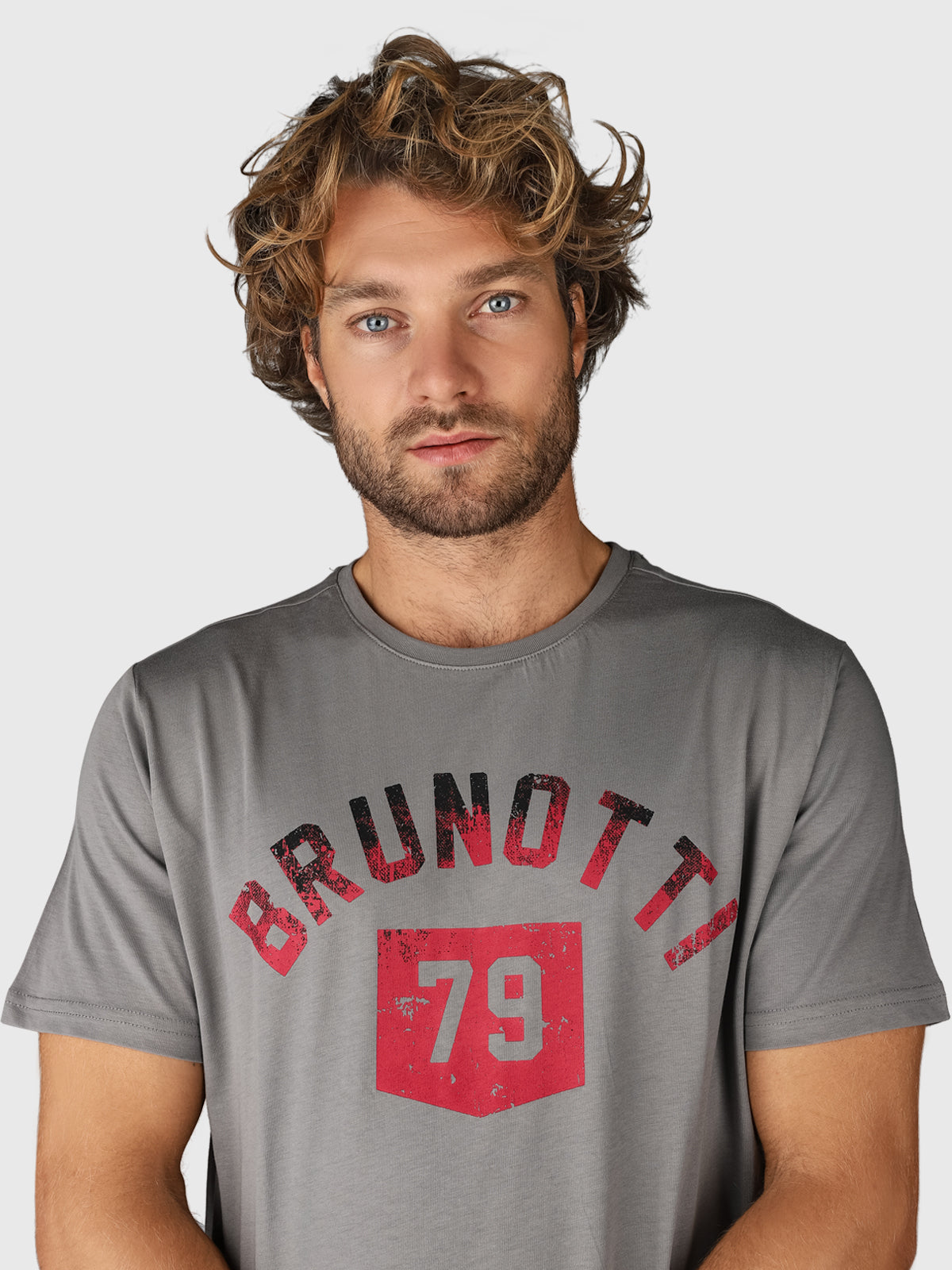 Milon-Logo-R Heren T-shirt | Grijs