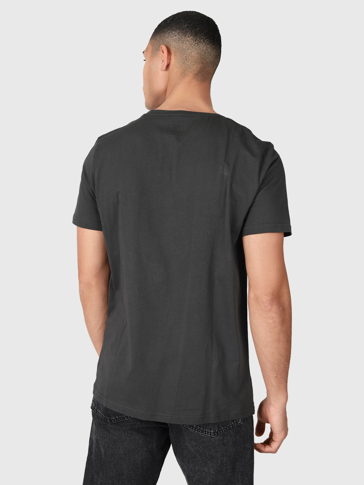 Milon-Logo-R Heren T-shirt | Zwart