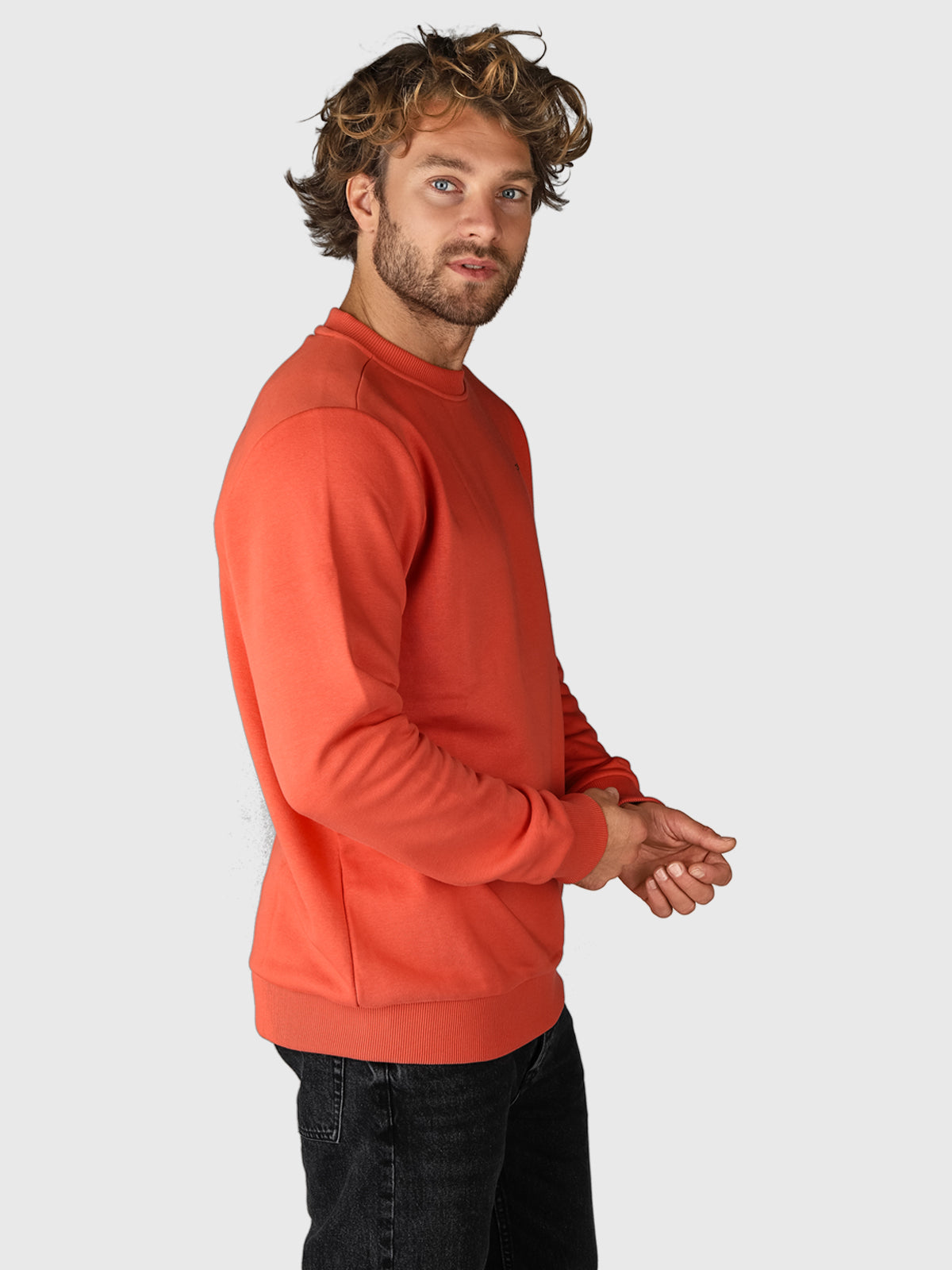 Natch-R Herren Sweatshirt | Rot