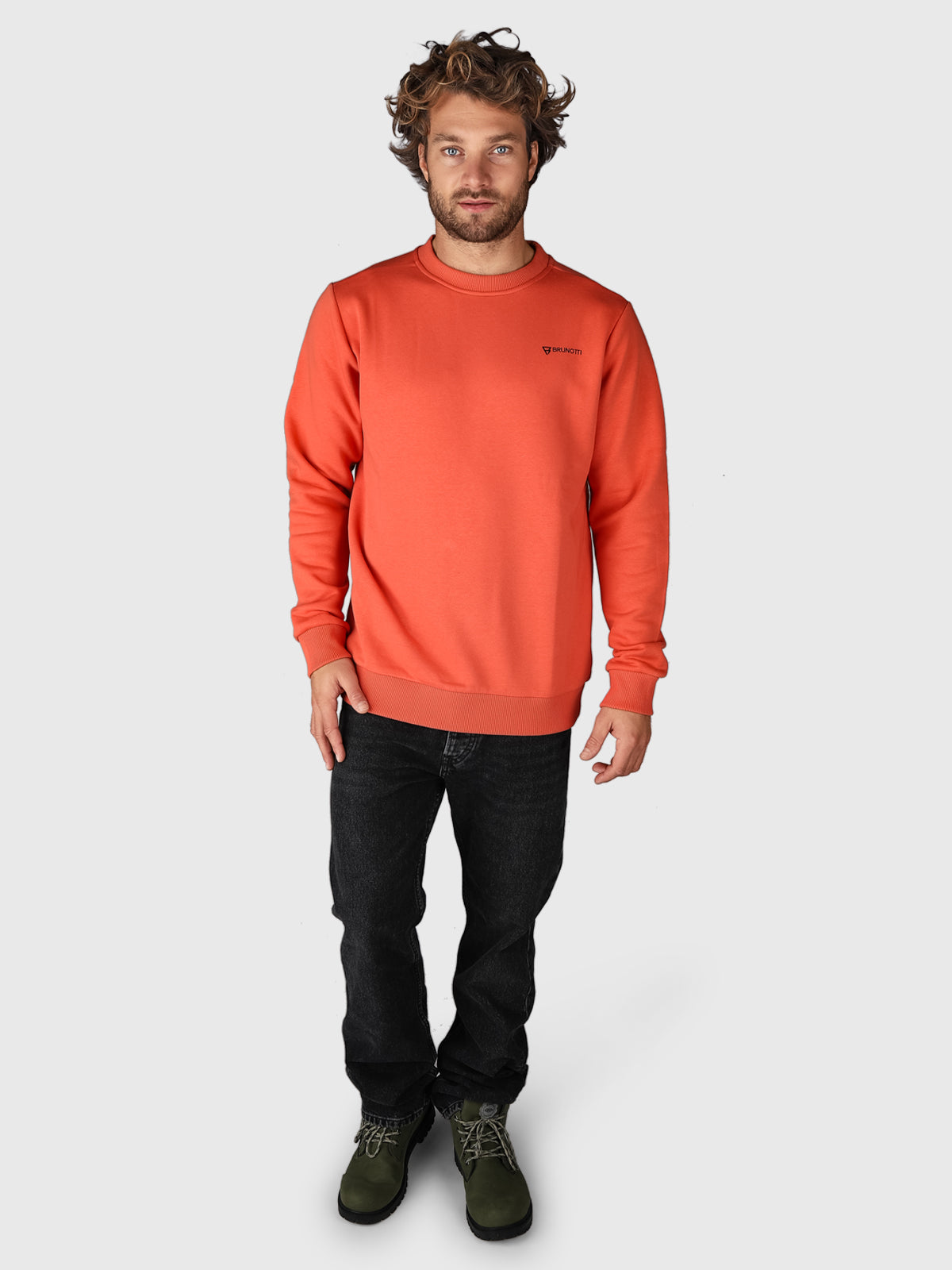 Natch-R Herren Sweatshirt | Rot