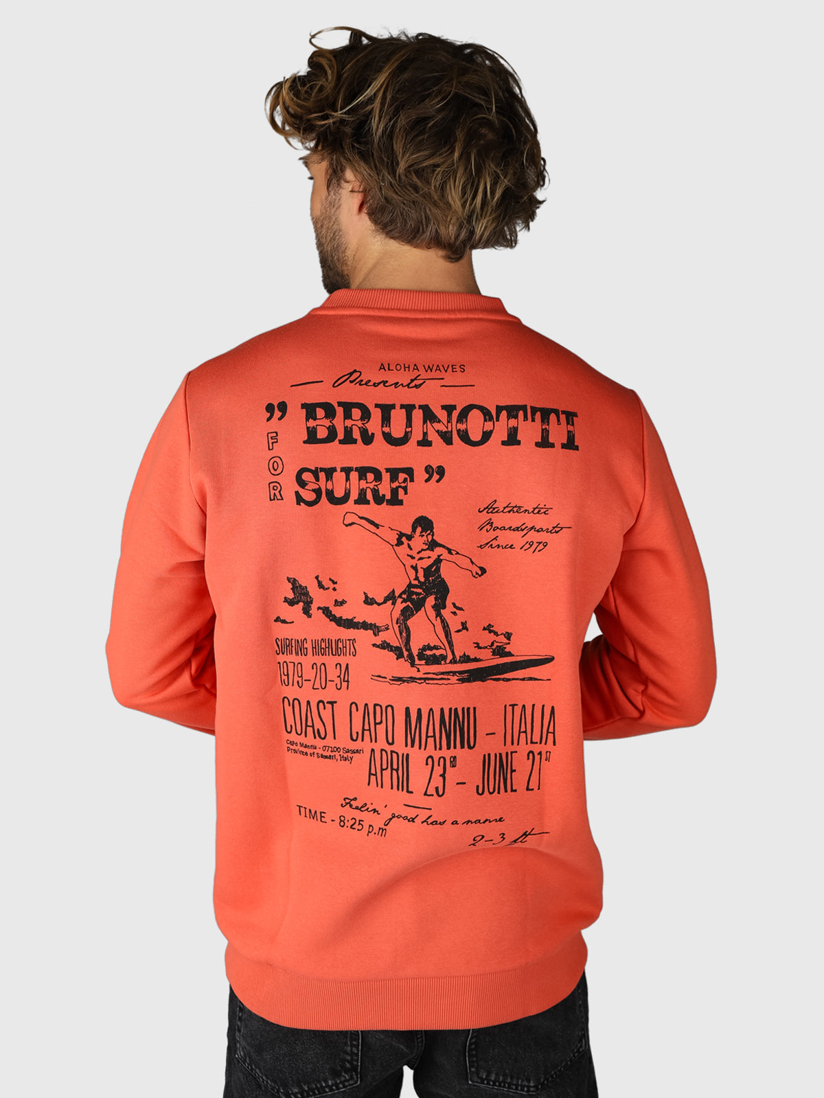 Natch-R Herren Sweatshirt | Rot