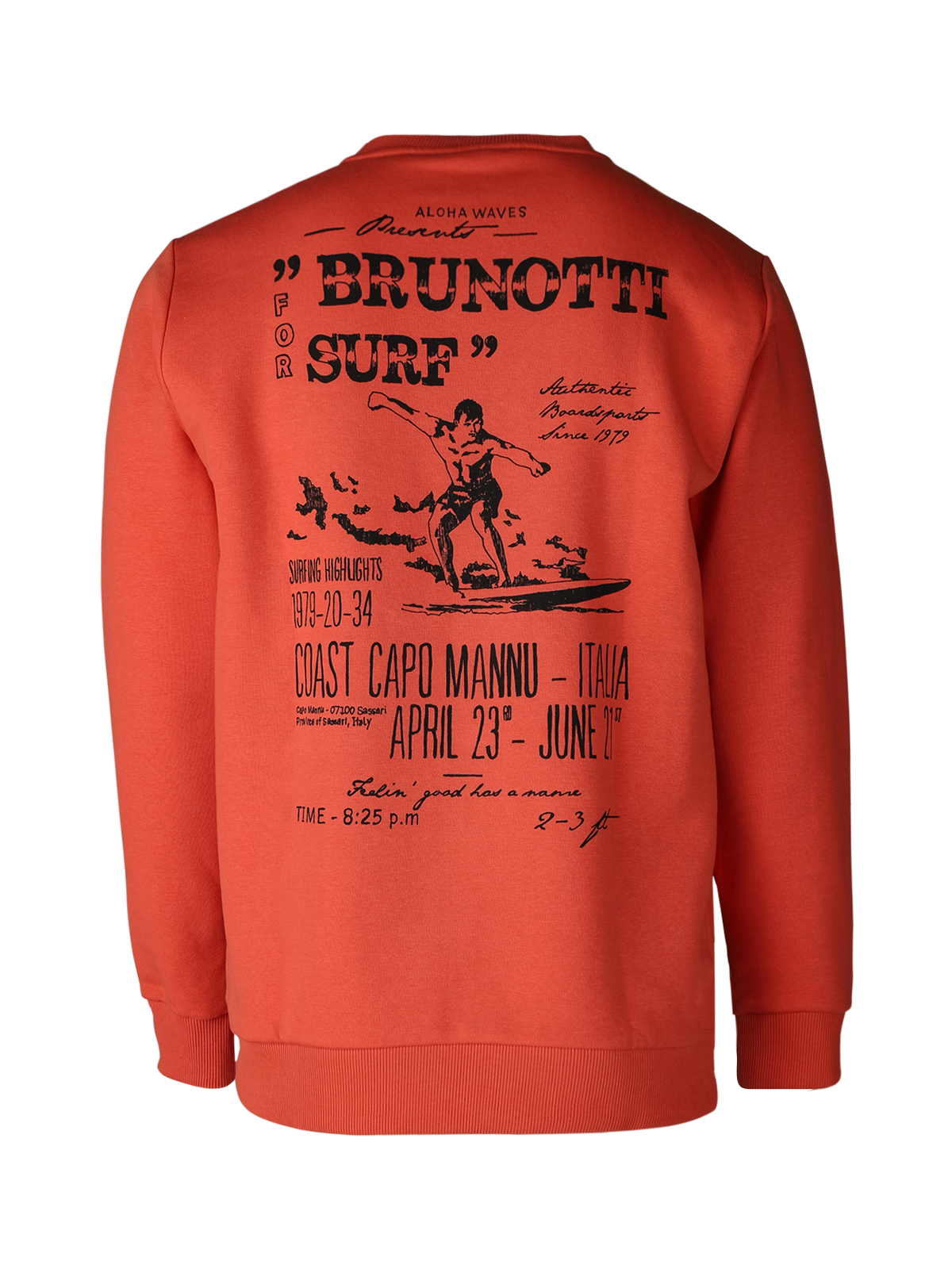 Natch-R Herren Sweatshirt | Rot