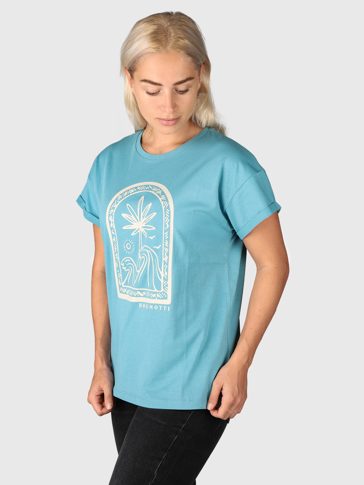 Samaya-R Damen T-shirt | Blau