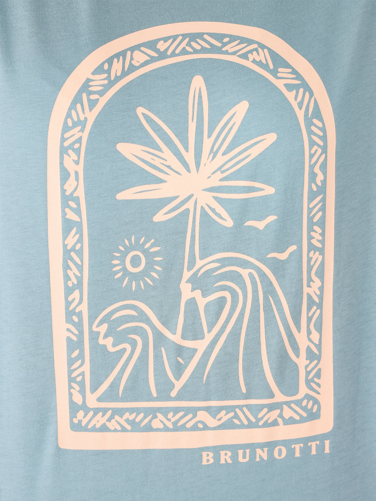 Samaya-R Damen T-shirt | Blau