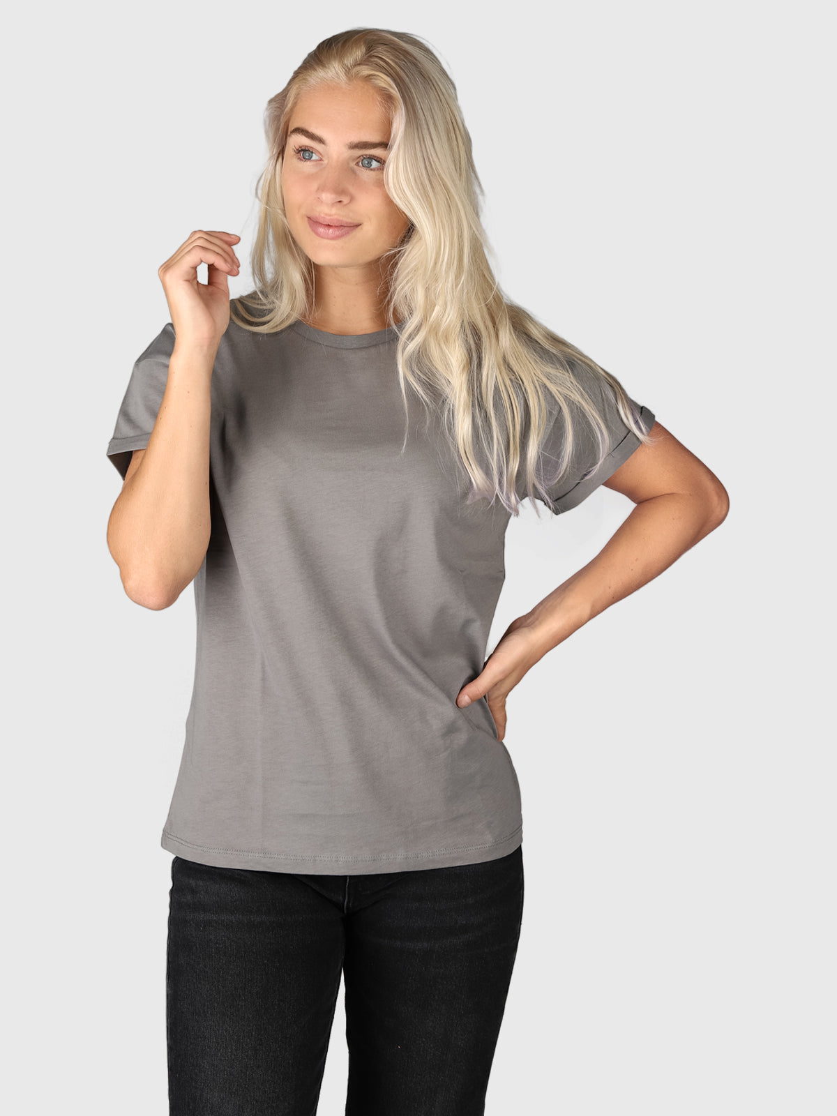 Samillia-R Dames T-shirt | Grijs
