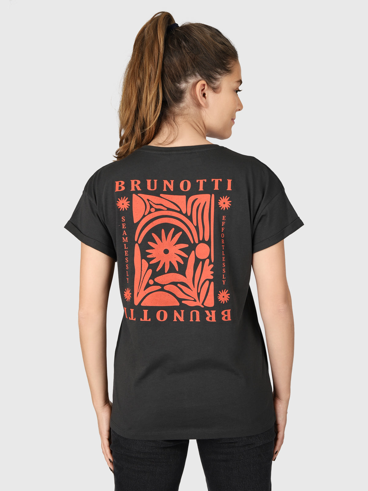 Samillia-R Dames T-shirt | Zwart
