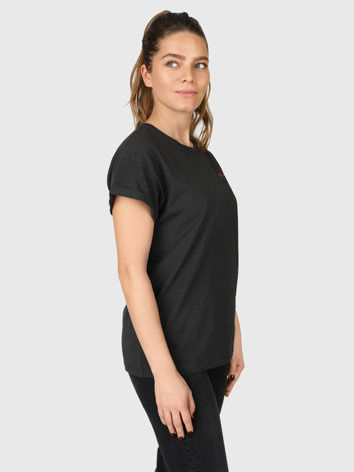 Samillia-R Dames T-shirt | Zwart