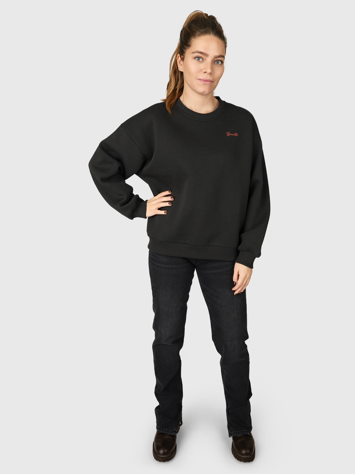 Arina-R Women Sweater | Black
