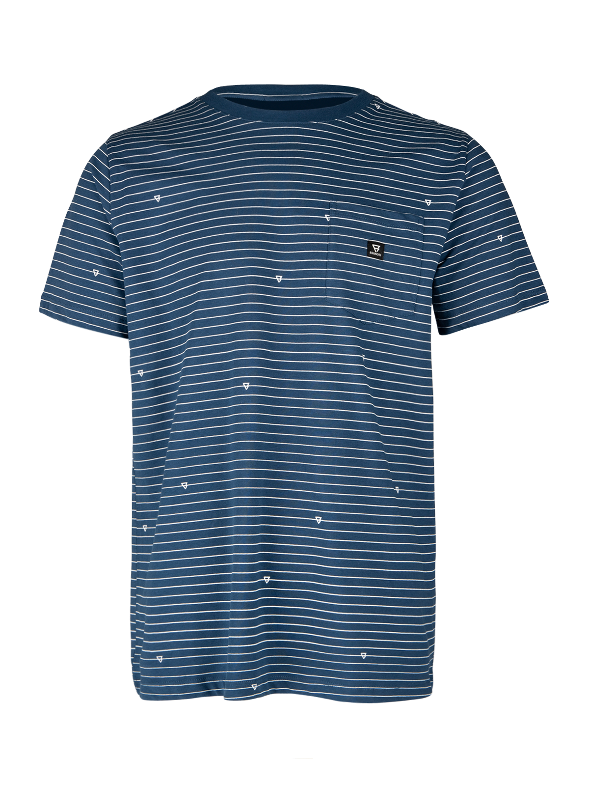 Axle-Stripe Men T-Shirt | Blue