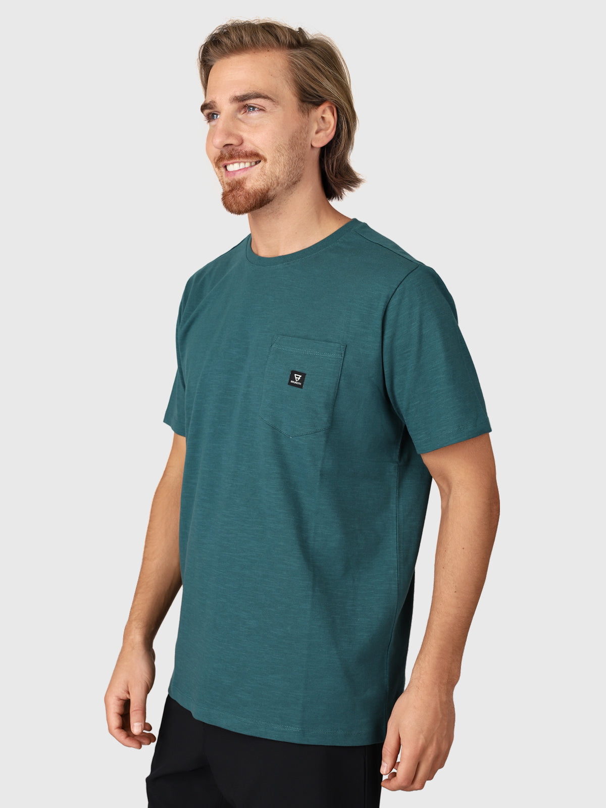 Axle-Slub Men T-Shirt | Green